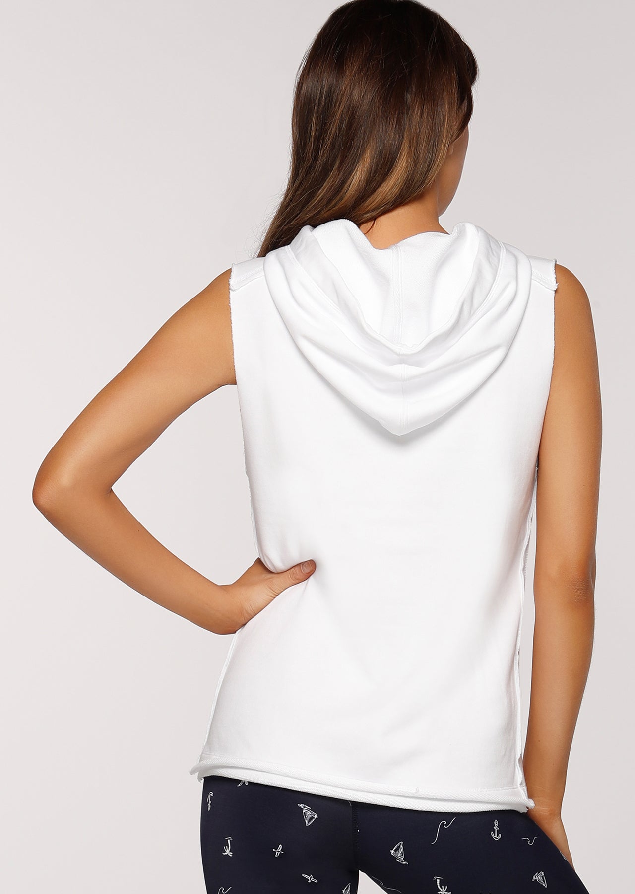 Lorna Jane Boyfriend S/Less Hoodie - White