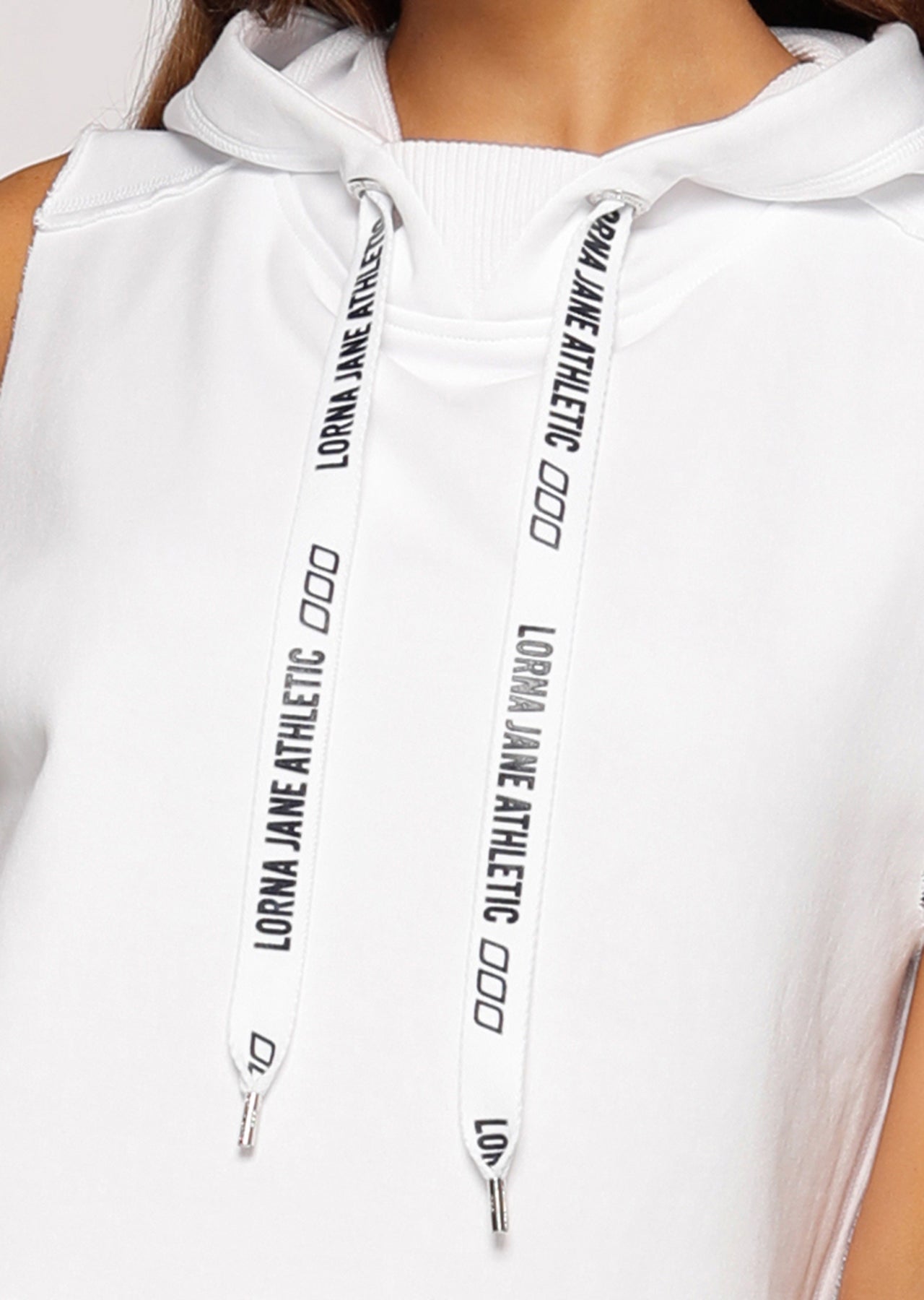 Lorna Jane Boyfriend S/Less Hoodie - White