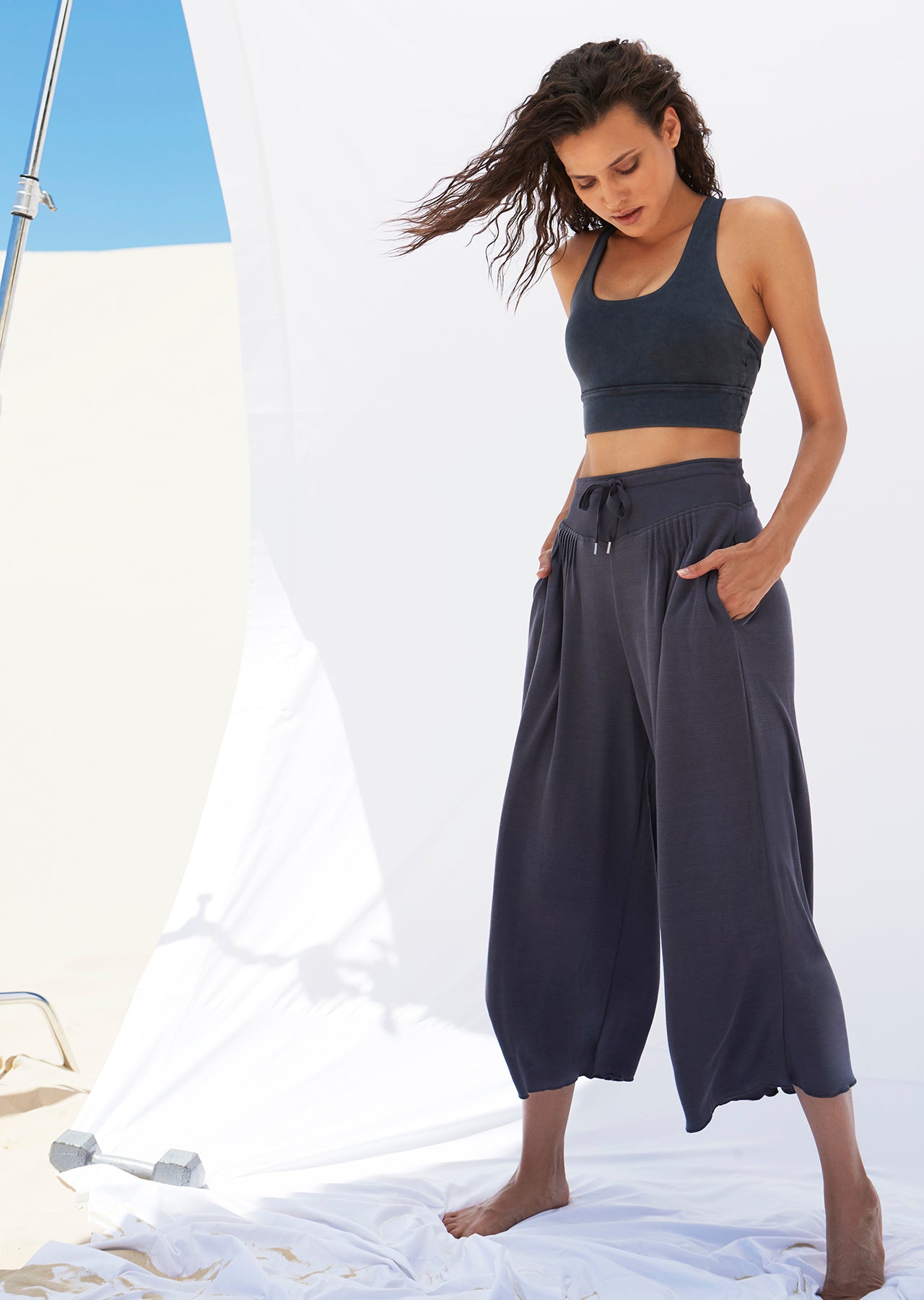 Lorna Jane Breeze Happy Pants - Titanium