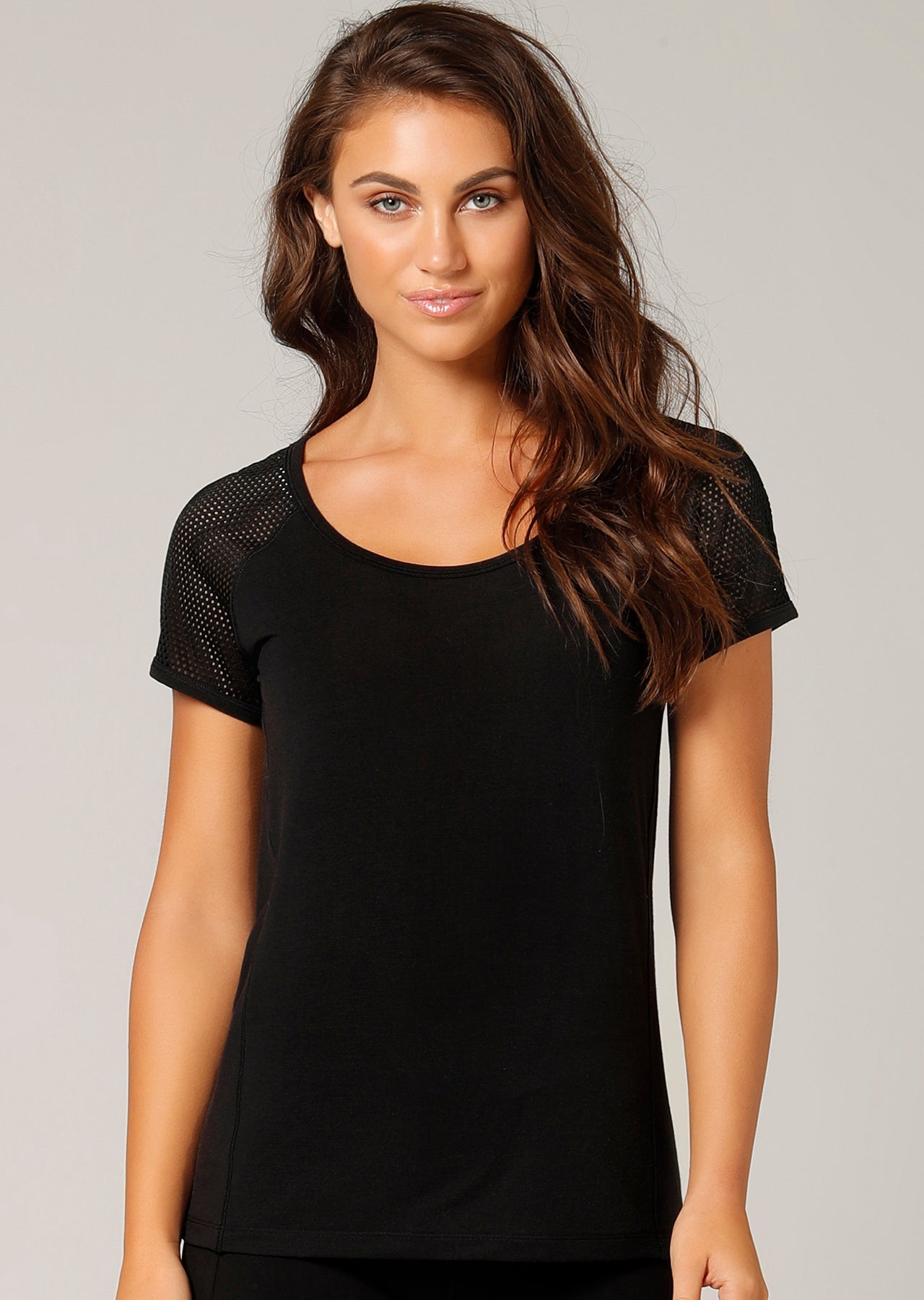 Lorna Jane Bring It Active S/Slv T-Shirt - Black
