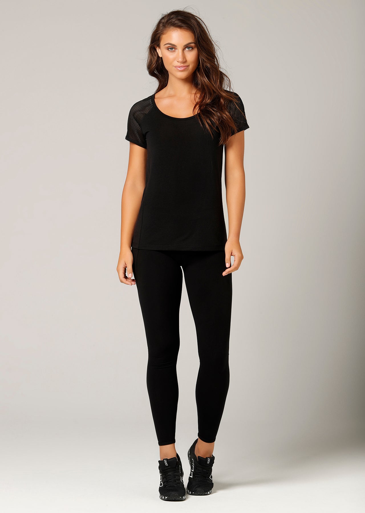 Lorna Jane Bring It Active S/Slv T-Shirt - Black