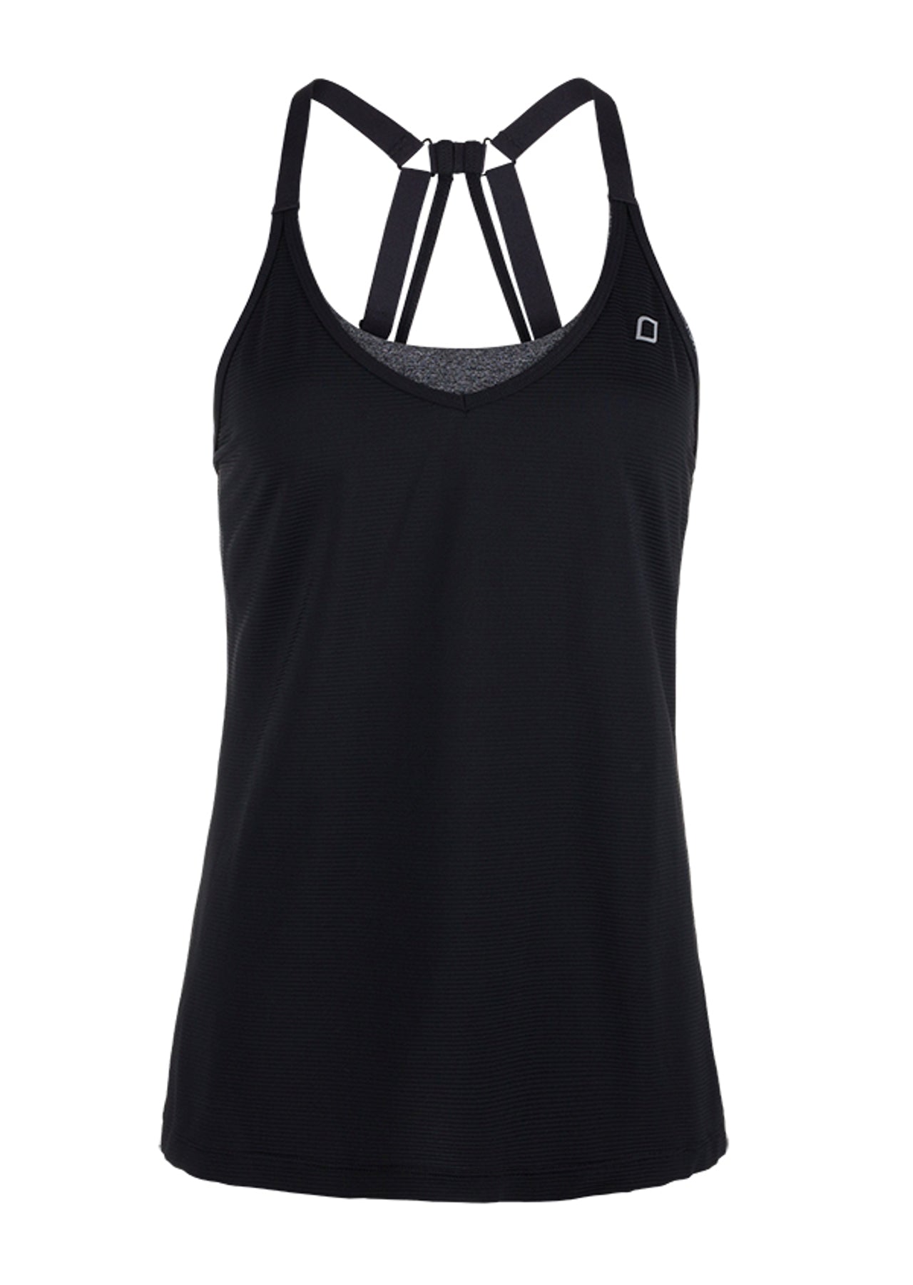 Lorna Jane Cadance Tank Bra Combo - Black
