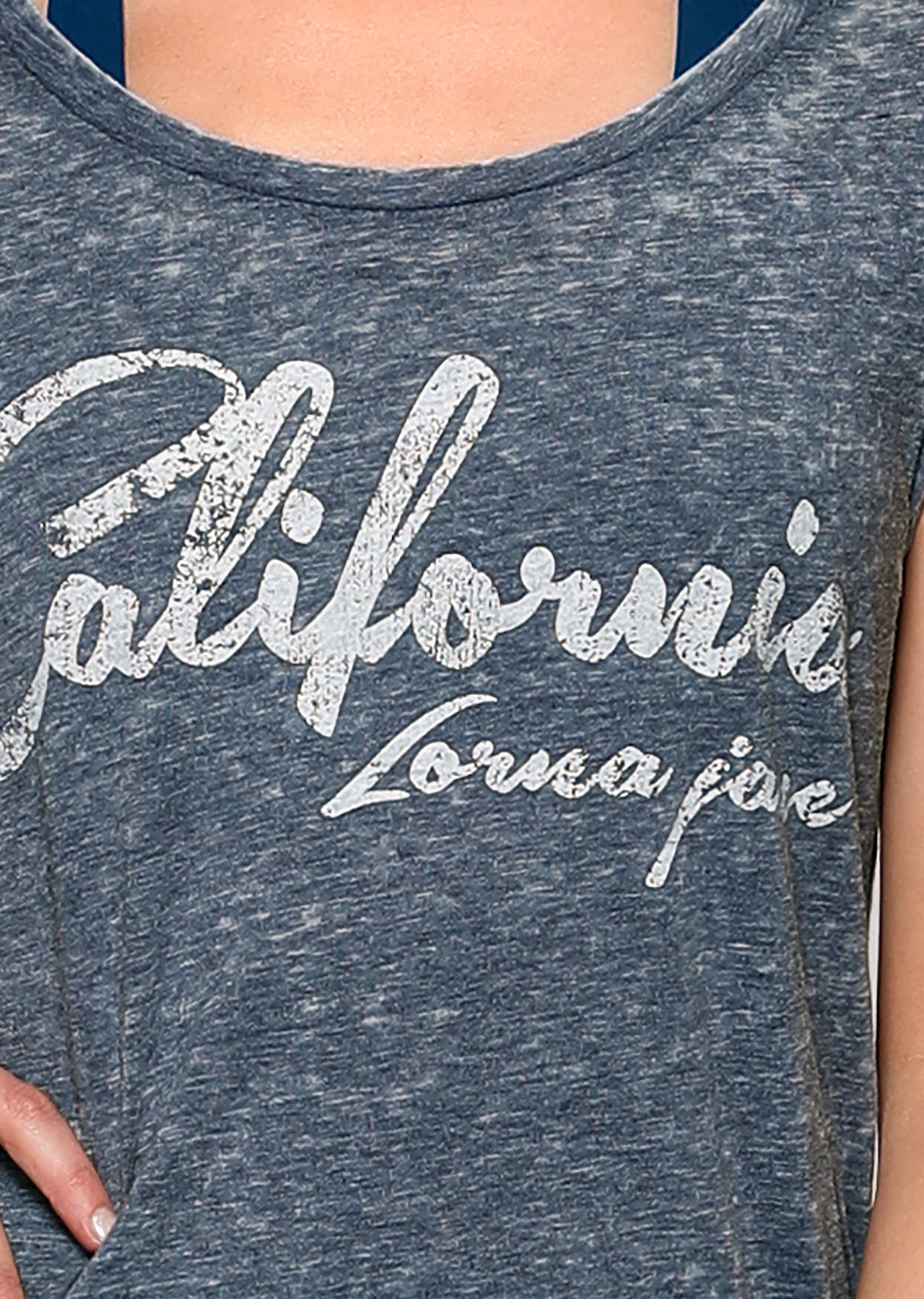 Lorna Jane California T-Shirt - Cosmo Marl
