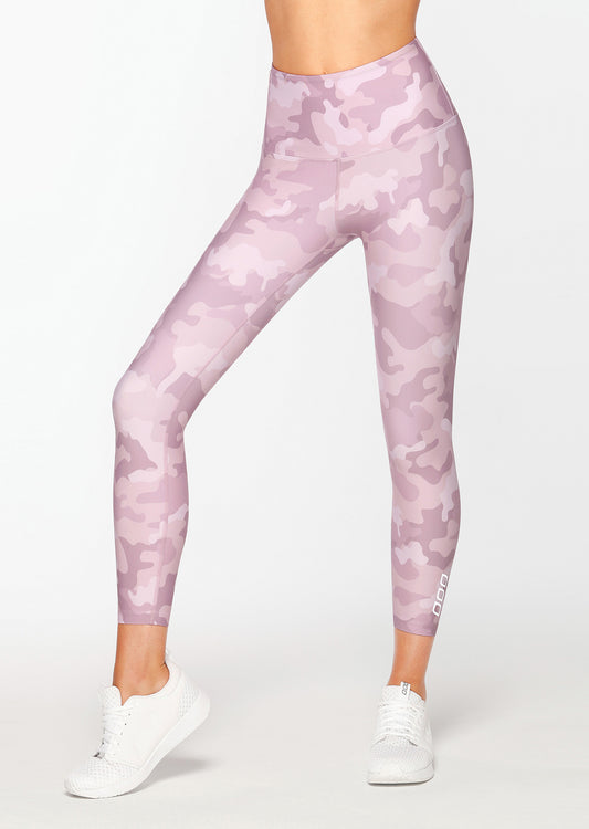 Lorna Jane Cammo Comfort Ankle Biter Tight - Cammo Print