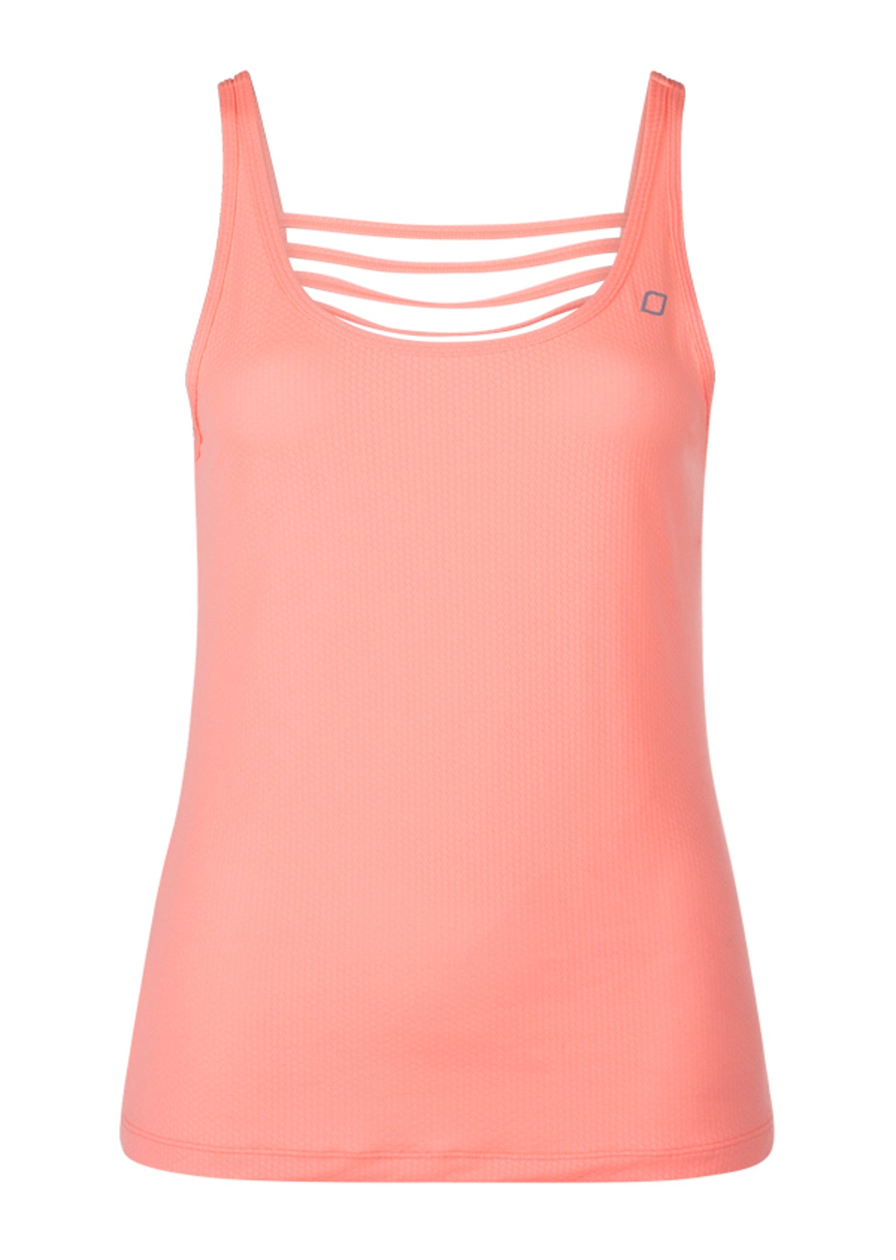 Lorna Jane Caprera Excel Tank - Pale Neon Apricot