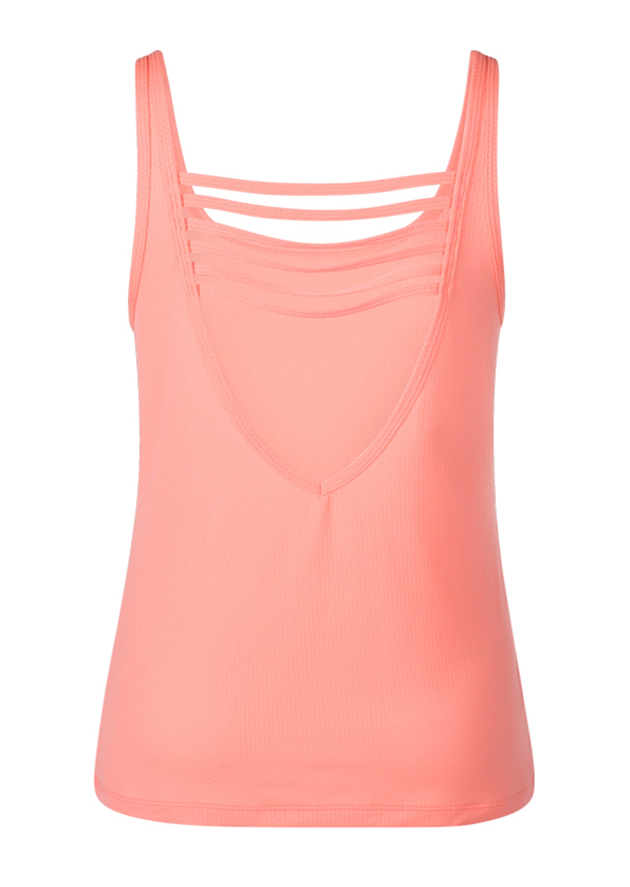 Lorna Jane Caprera Excel Tank - Pale Neon Apricot