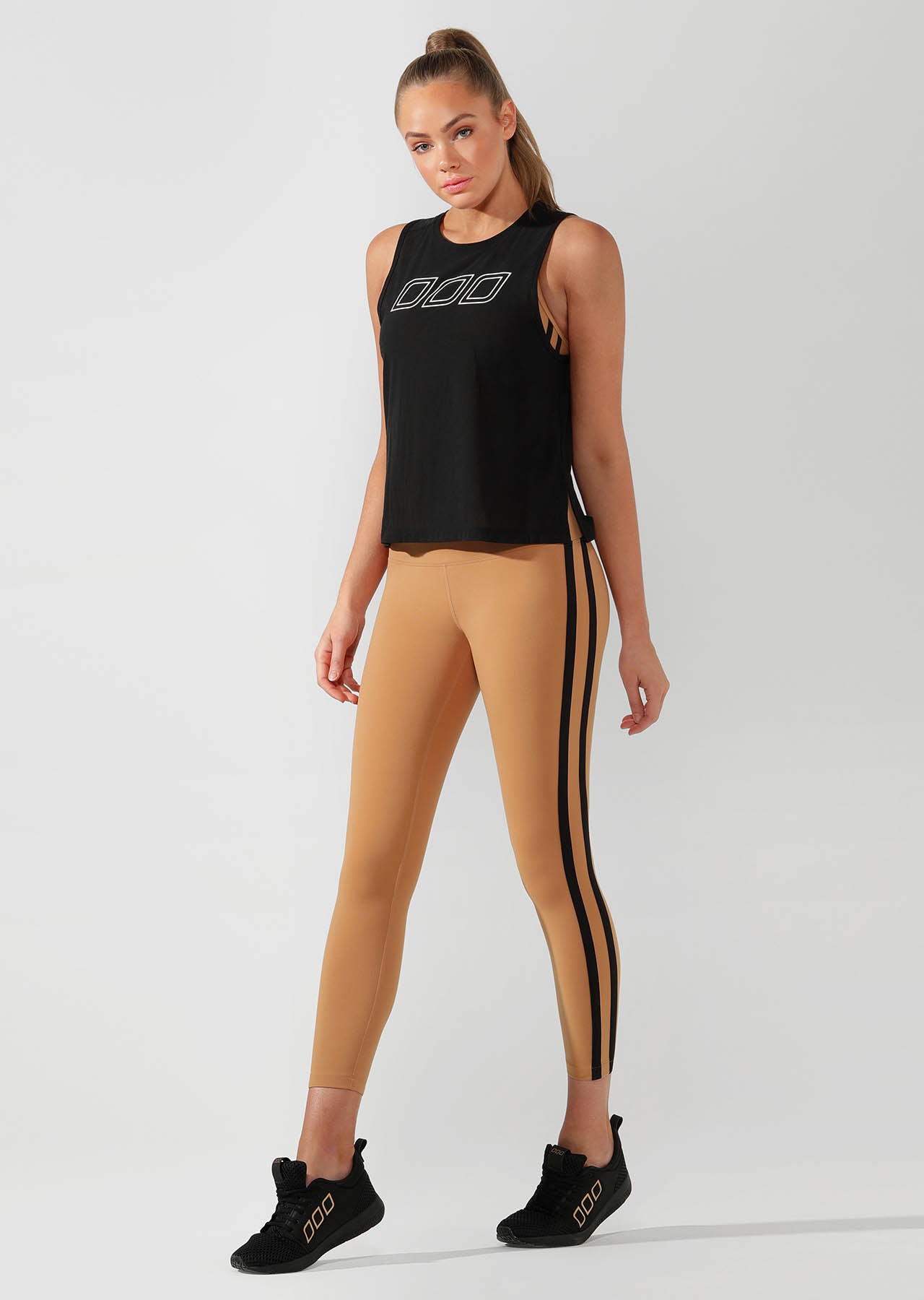 Lorna Jane Cardio Active Tank - Black