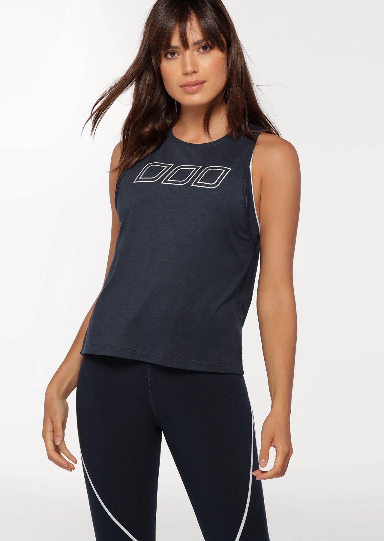 Lorna Jane Cardio Active Tank - Midnight Indigo