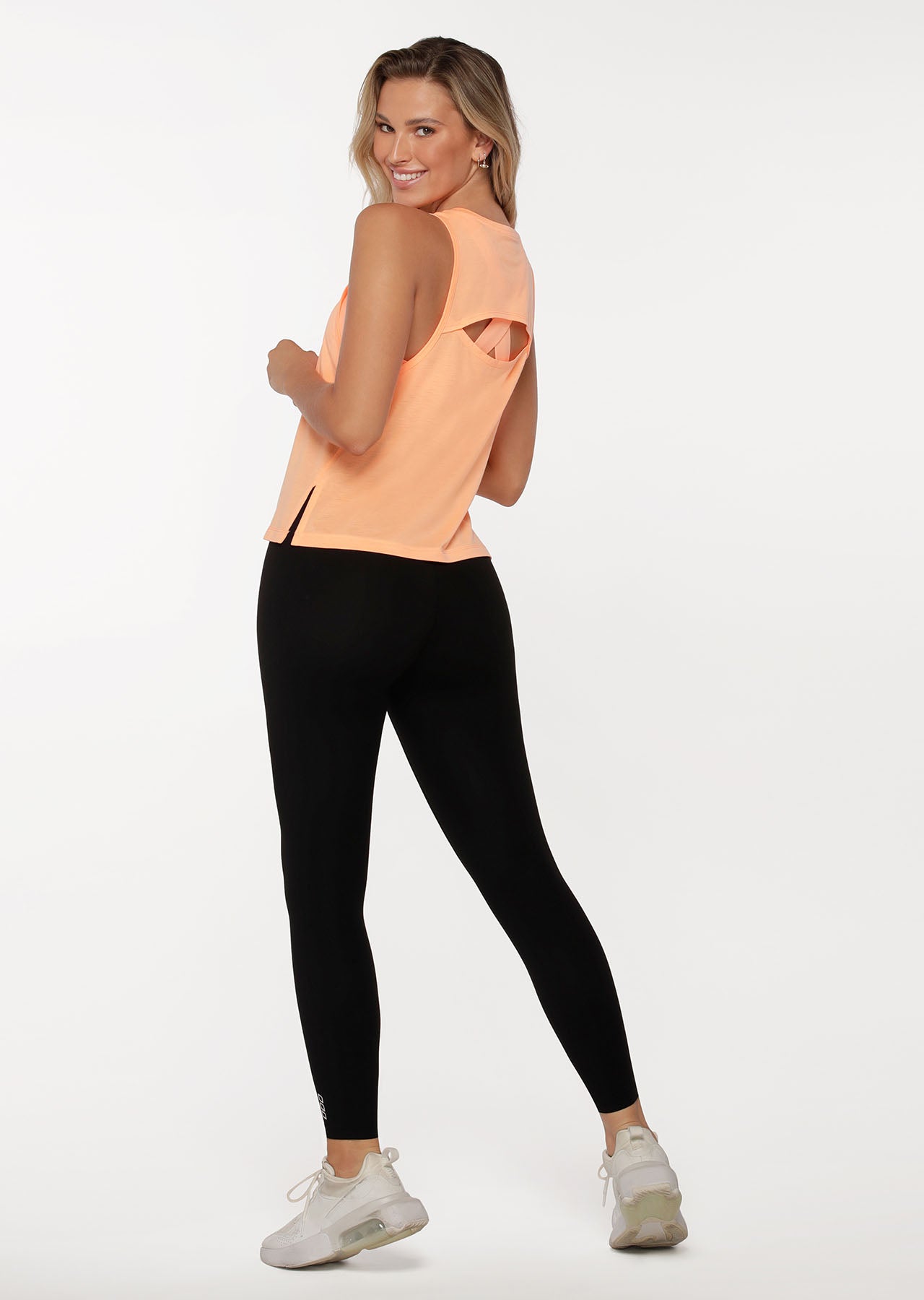 Lorna Jane Cardio Active Tank - Hot Apricot