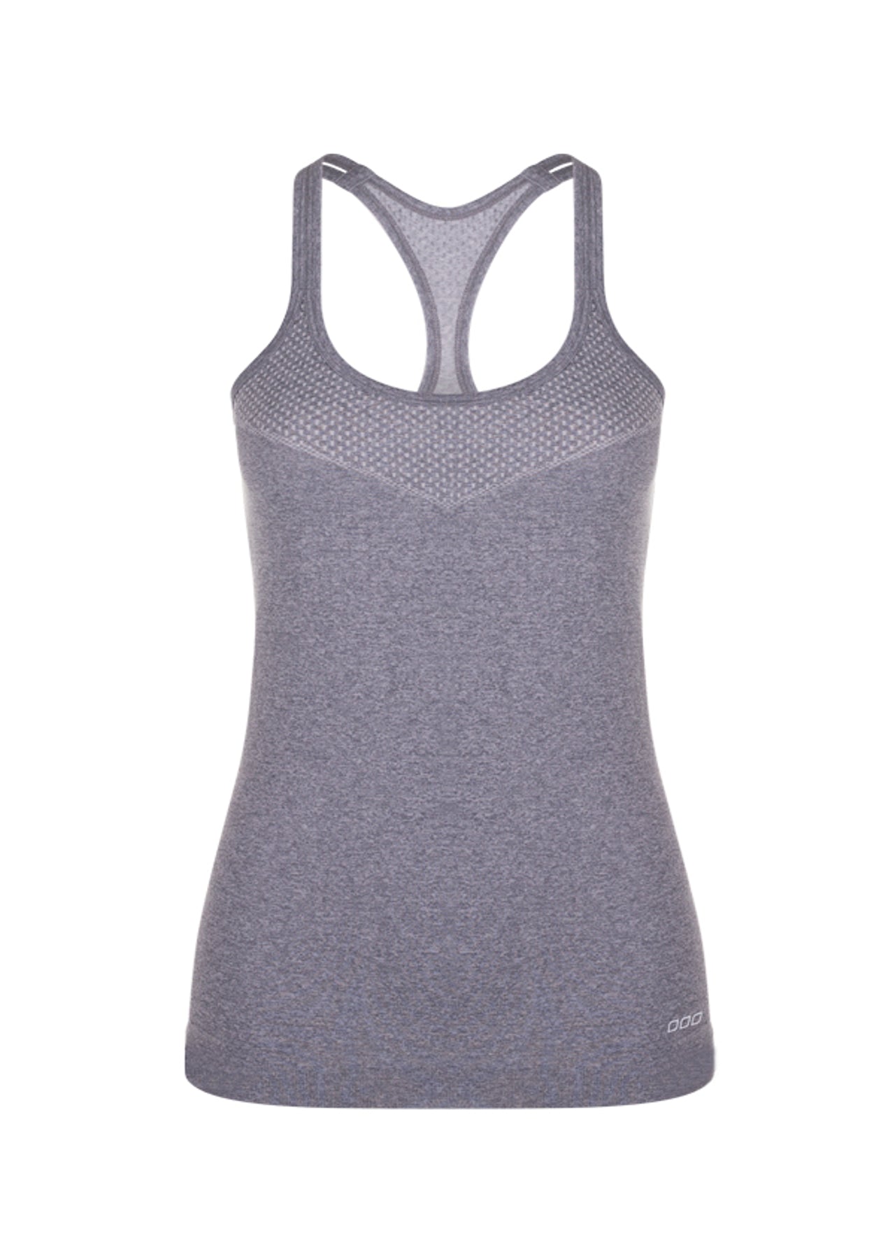 Lorna Jane Celine Seamless Tank - Mid Grey Marl