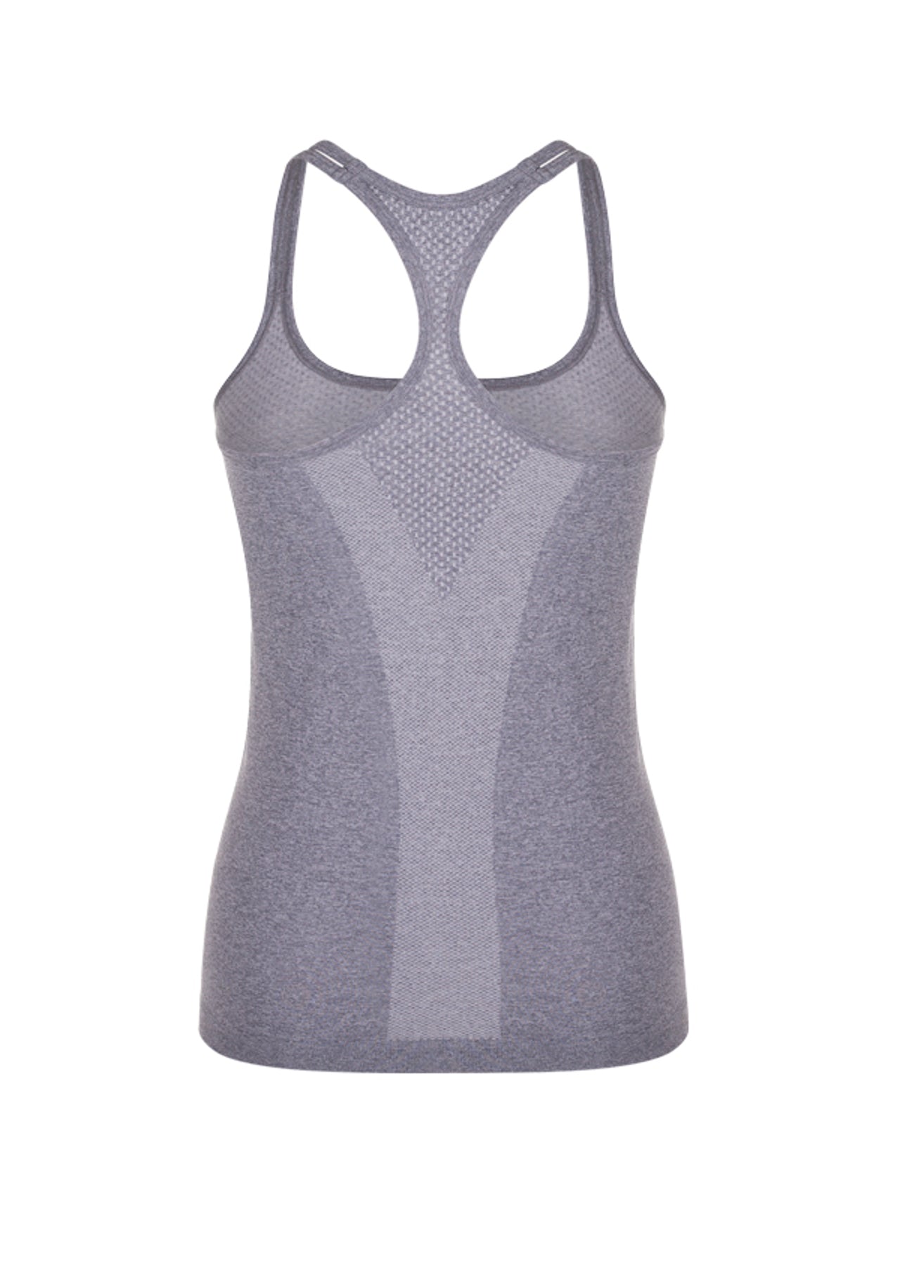 Lorna Jane Celine Seamless Tank - Mid Grey Marl