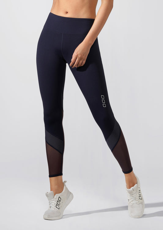 Lorna Jane Centric Active Core Ankle Biter Tight - French Navy