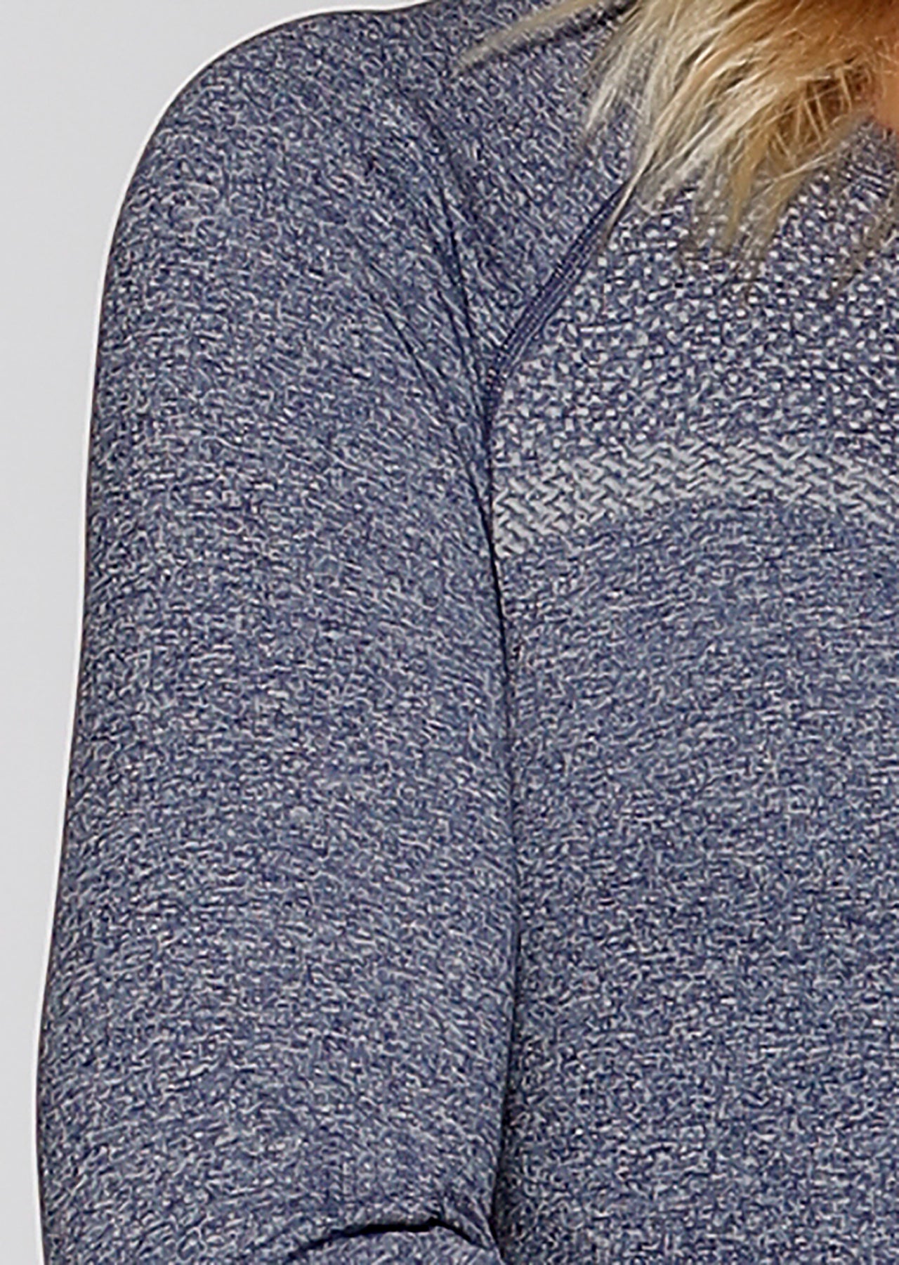 Lorna Jane Charlie L/Slv Seamless Top - Ink Marl