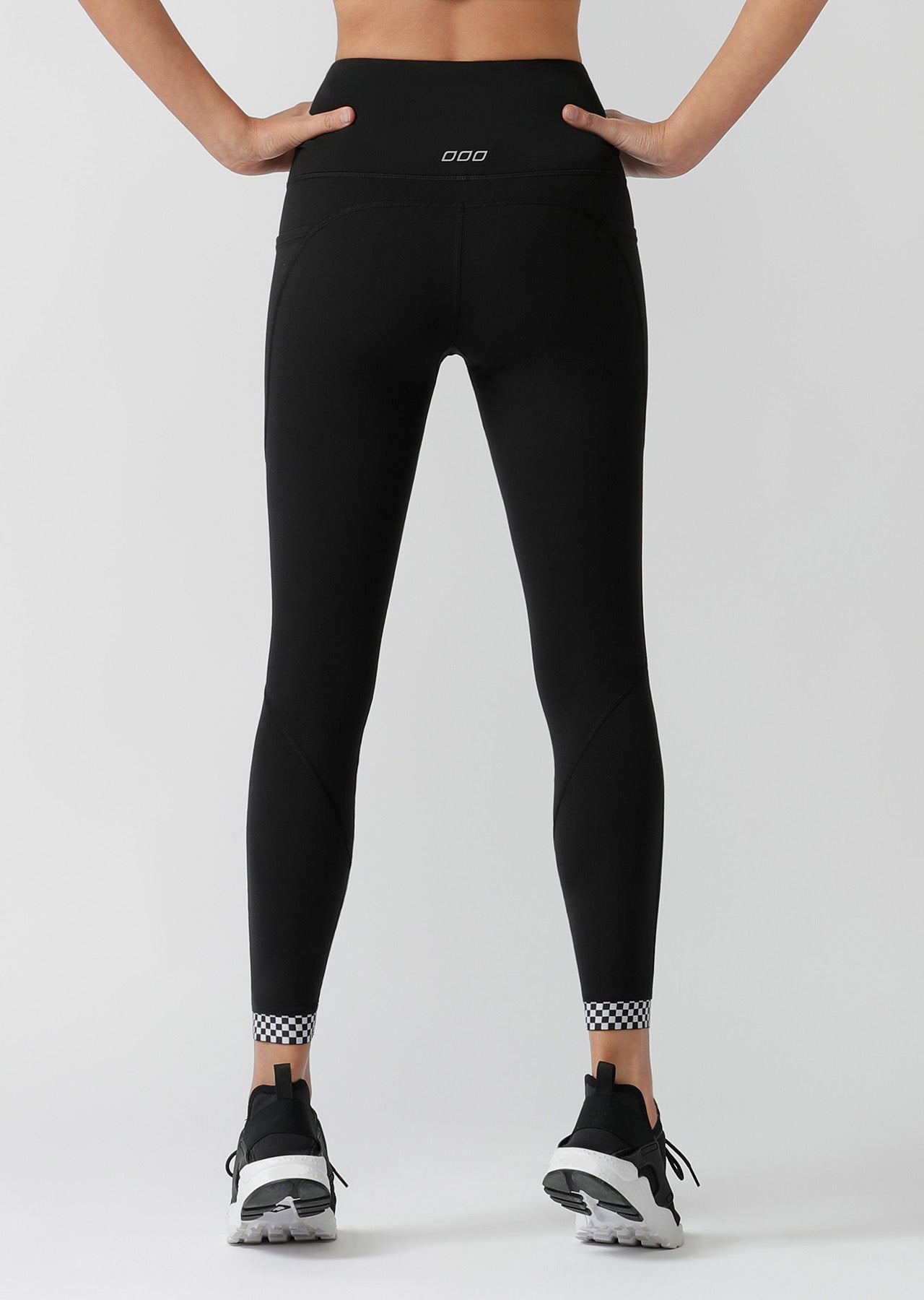 Lorna Jane Checked Out Full Length Leggings - Black