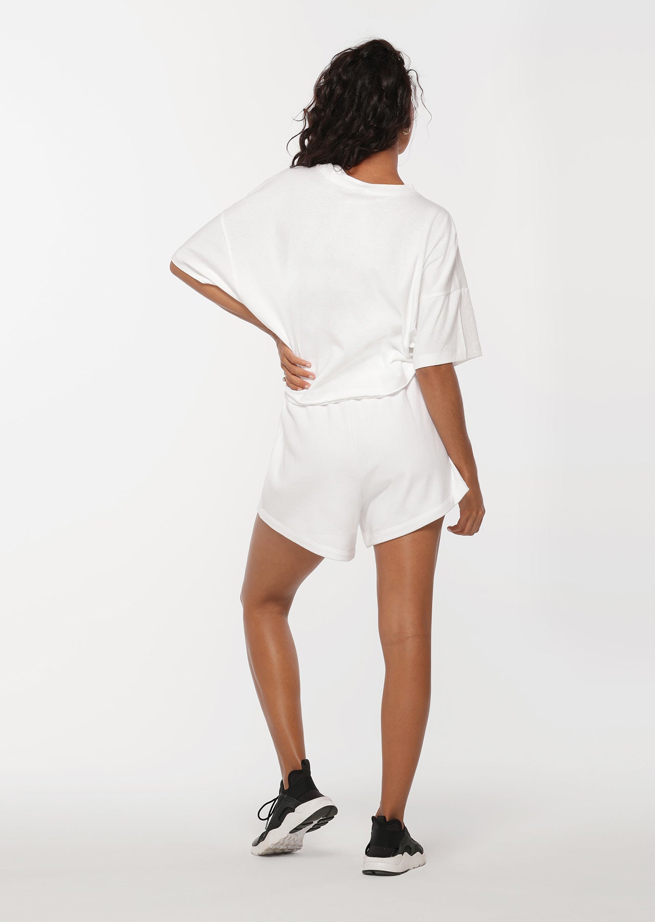 Lorna Jane Checked Out Tee - White