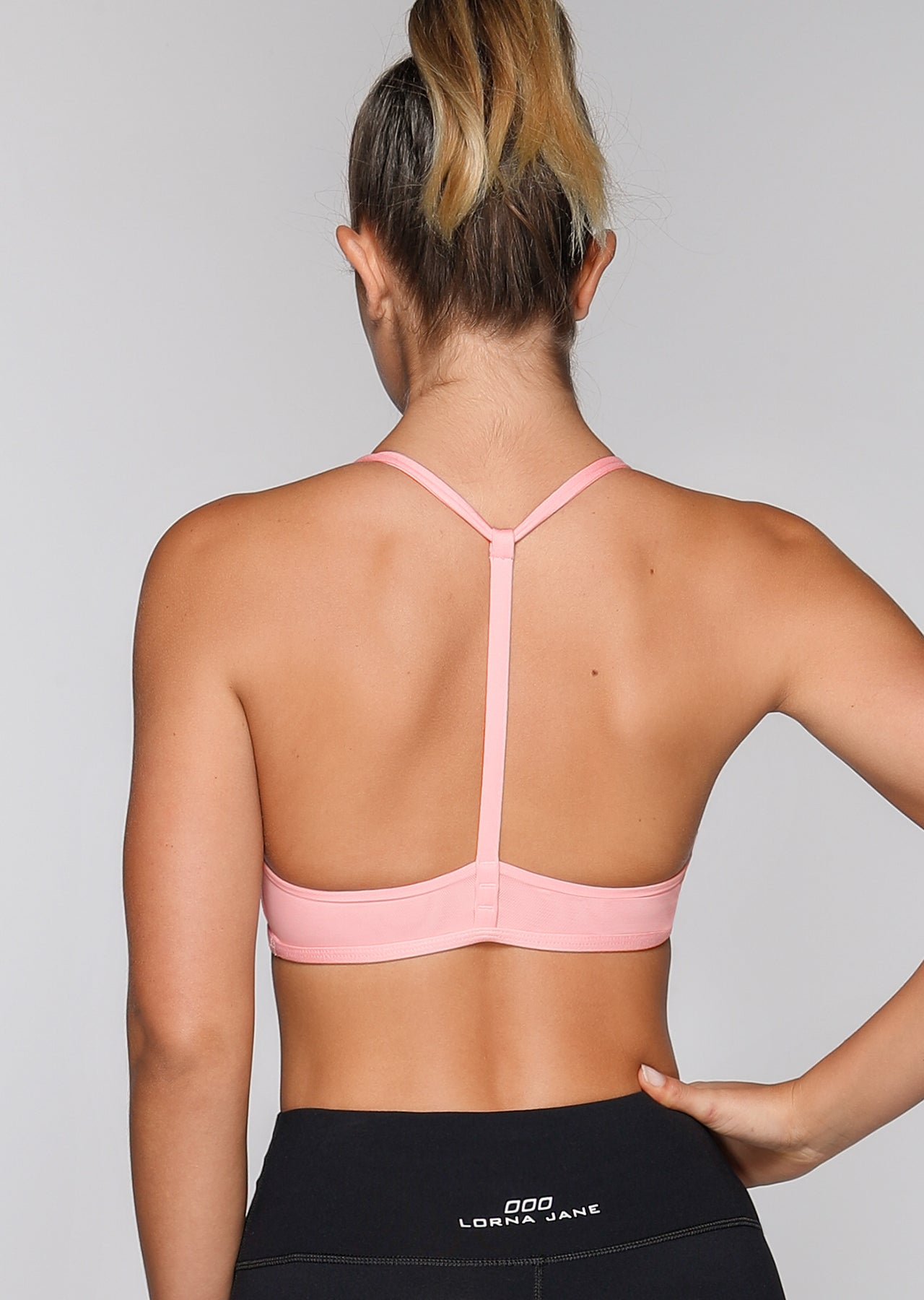 Lorna Jane Cherry Blossom Bralette - Blushed Pink