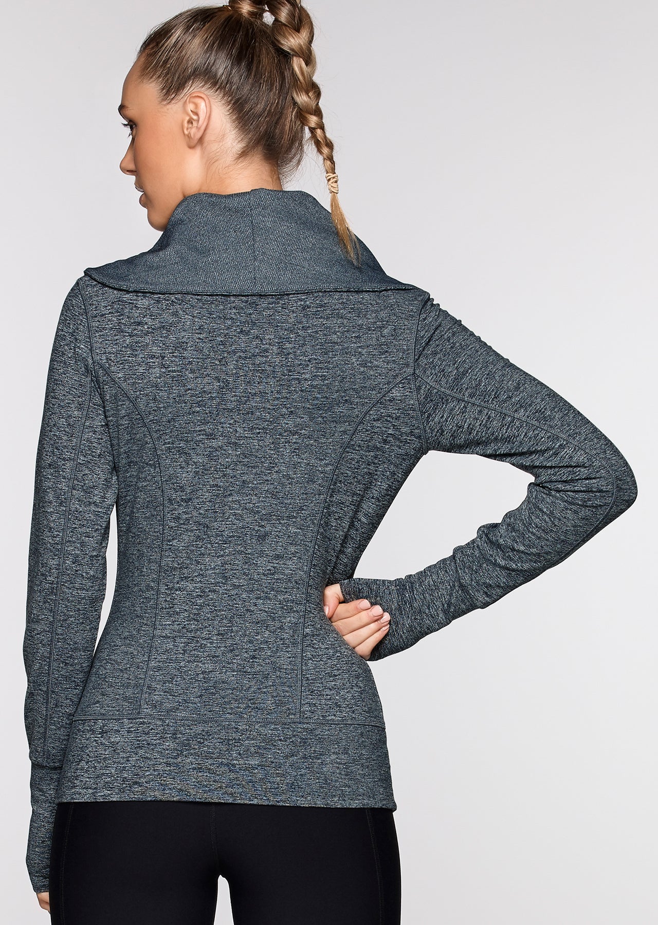 Lorna Jane Christie Excel Zip Through - Canyon Marl