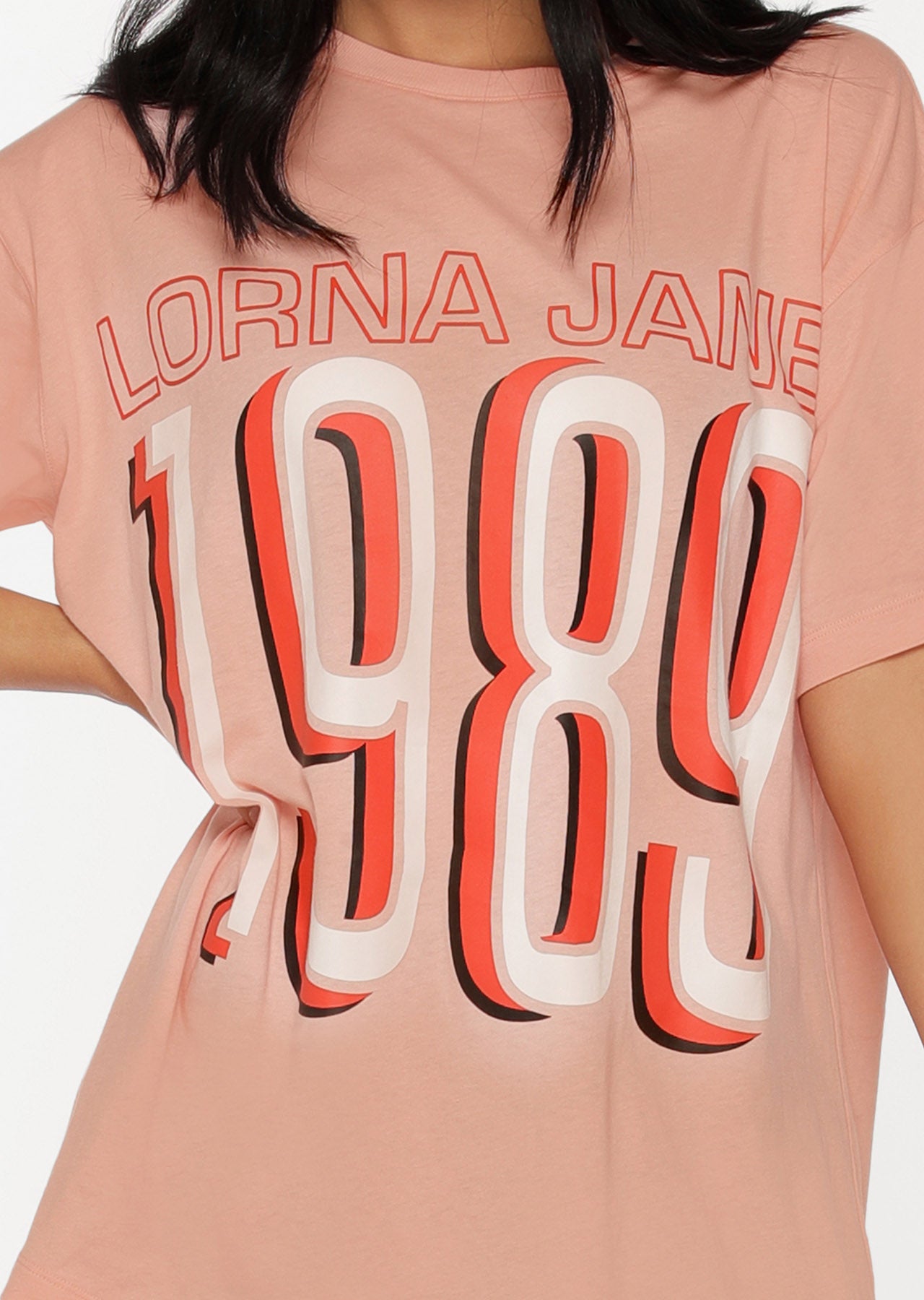 Lorna Jane Classic 1989 Oversized Tee - Ballerina