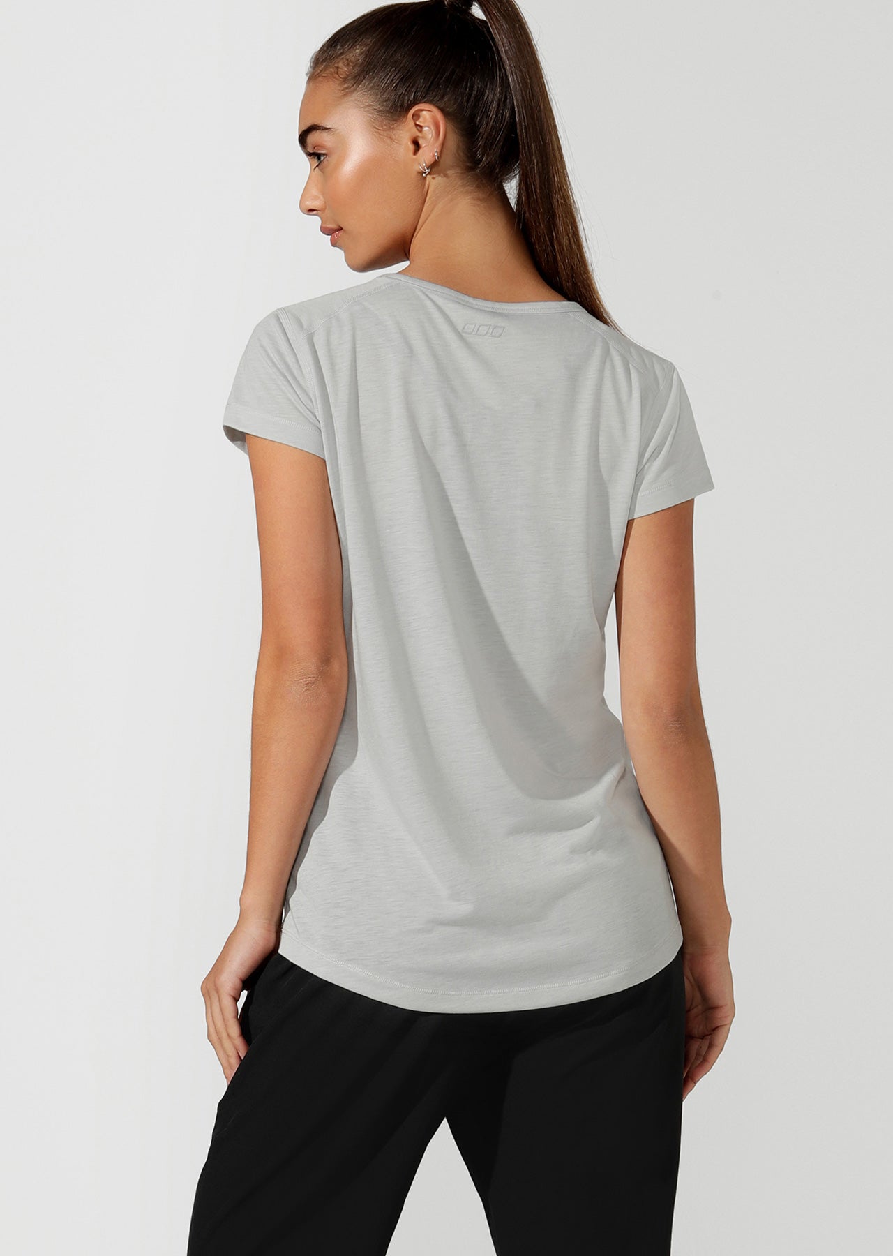 Lorna Jane Classic Active Tee - Grey Marl