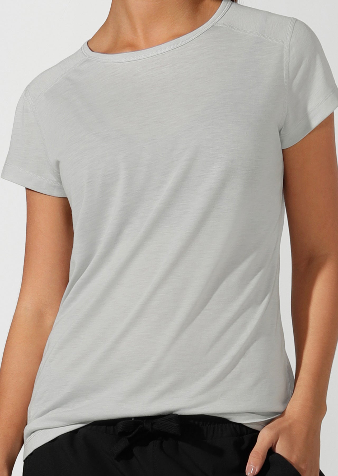 Lorna Jane Classic Active Tee - Grey Marl