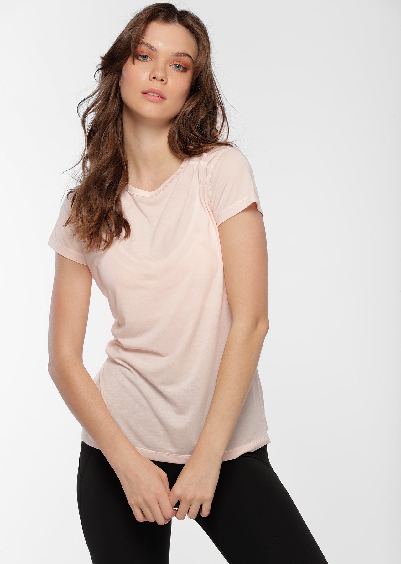 Lorna Jane Classic Active Tee - Dusty Pink