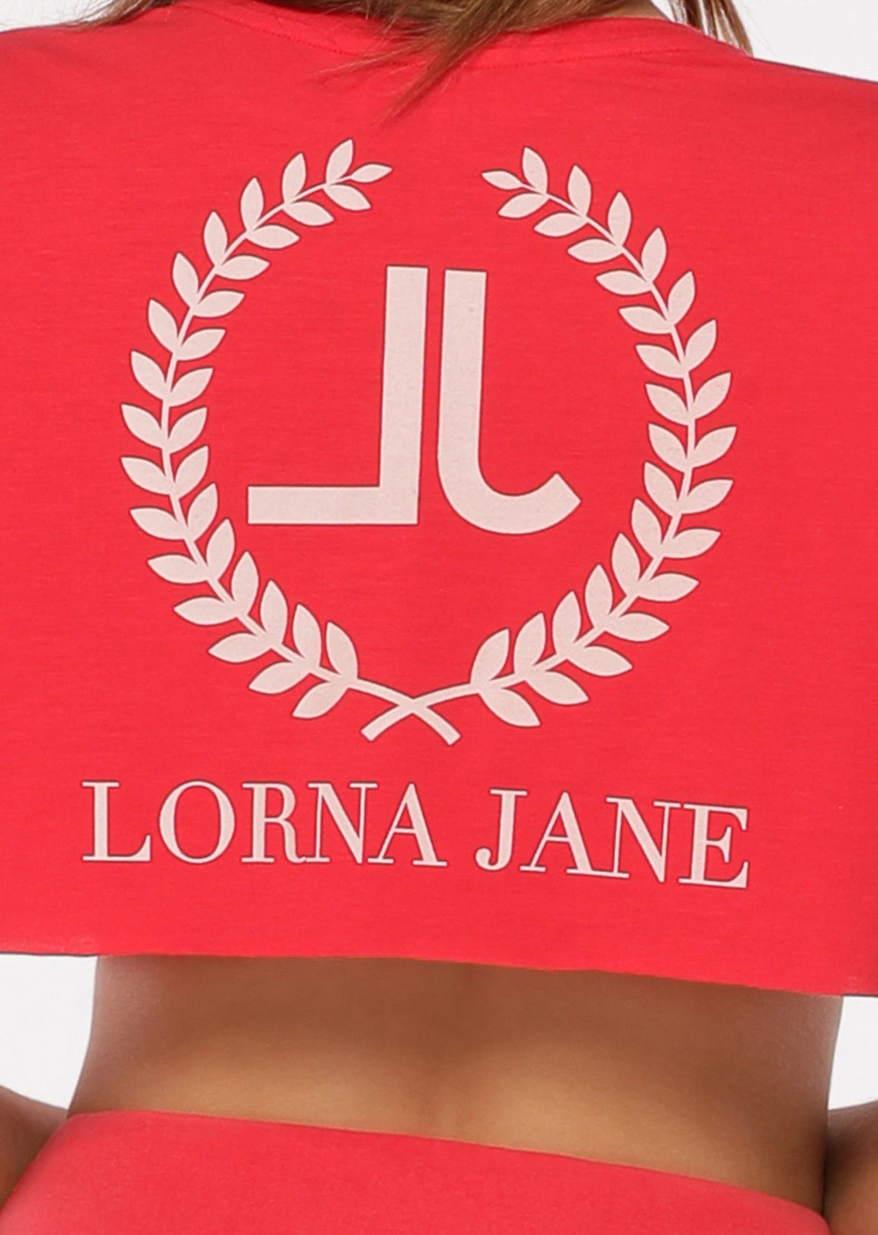 Lorna Jane Classic Cropped Active Tee - Washed Out Ginger