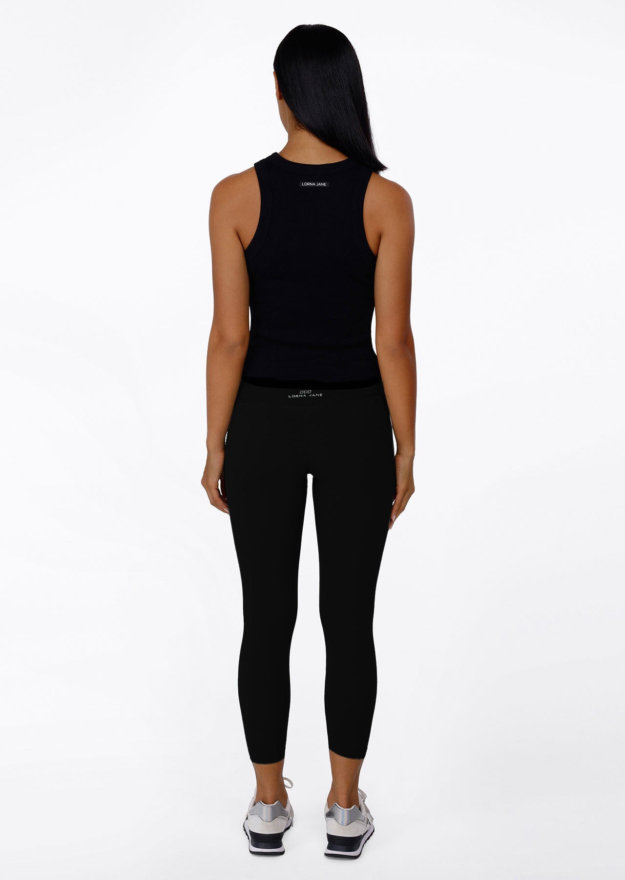 Lorna Jane Classic Ribbed Tank - Black