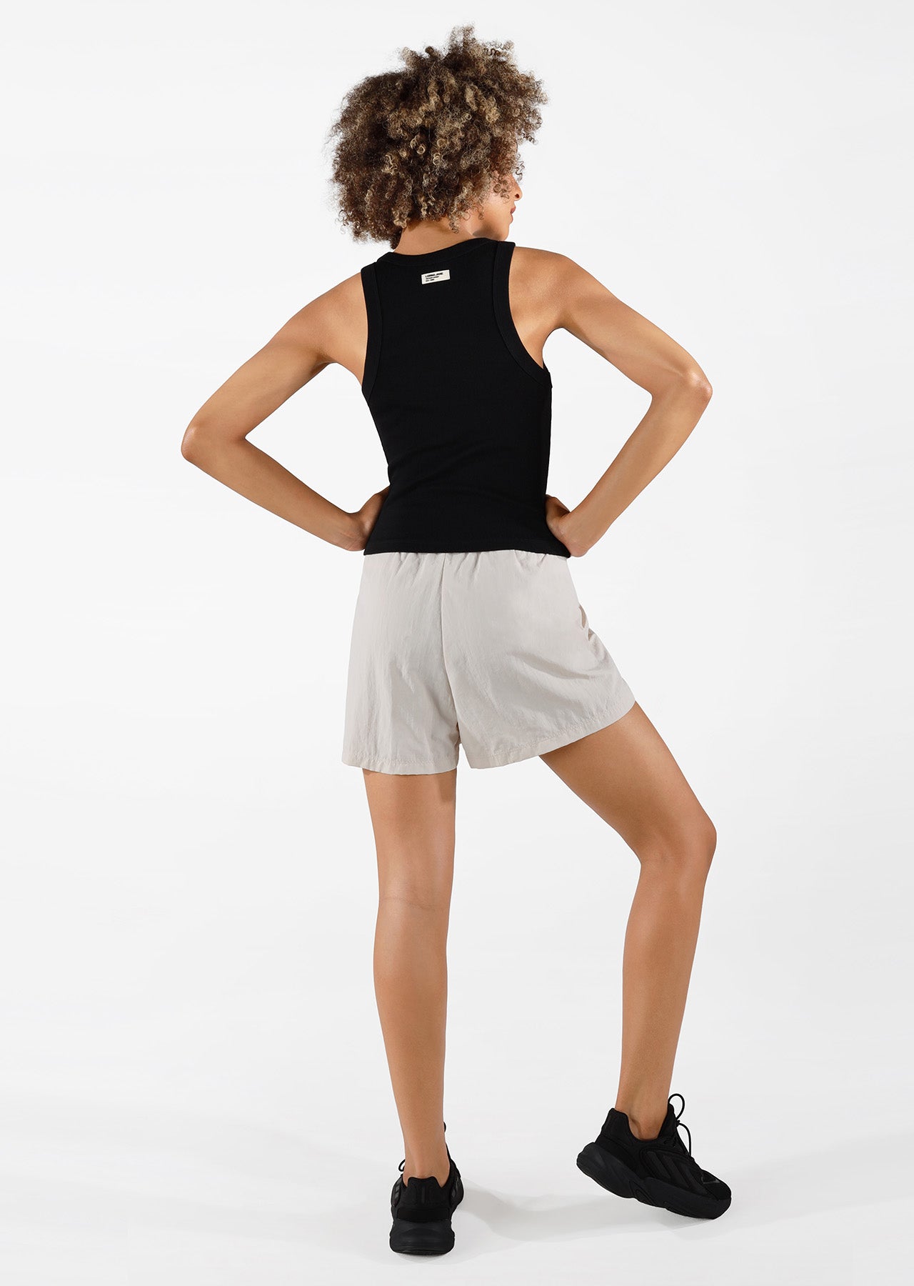 Lorna Jane Classic Ribbed Tank - Black