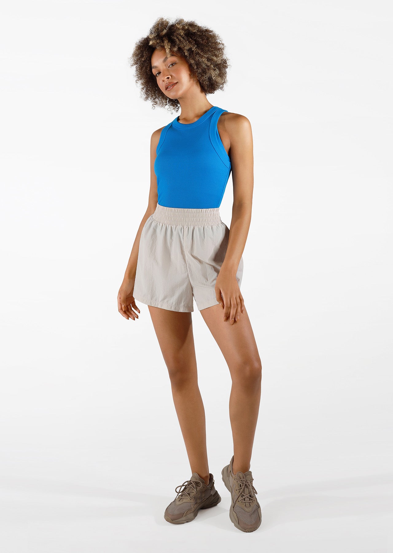 Lorna Jane Classic Ribbed Tank - Cornflower