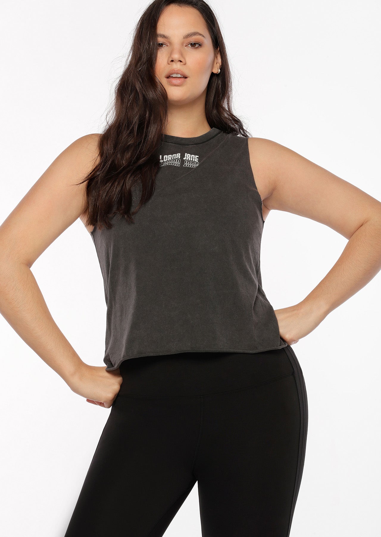 Lorna Jane Club Leisure Tank - Black