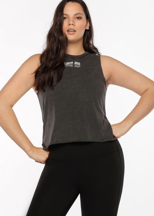 Lorna Jane Club Leisure Tank - Black