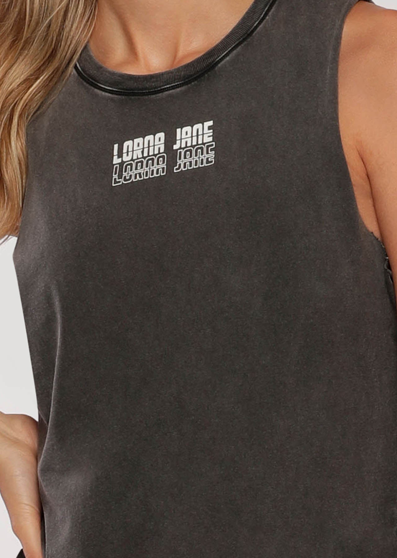 Lorna Jane Club Leisure Tank - Black