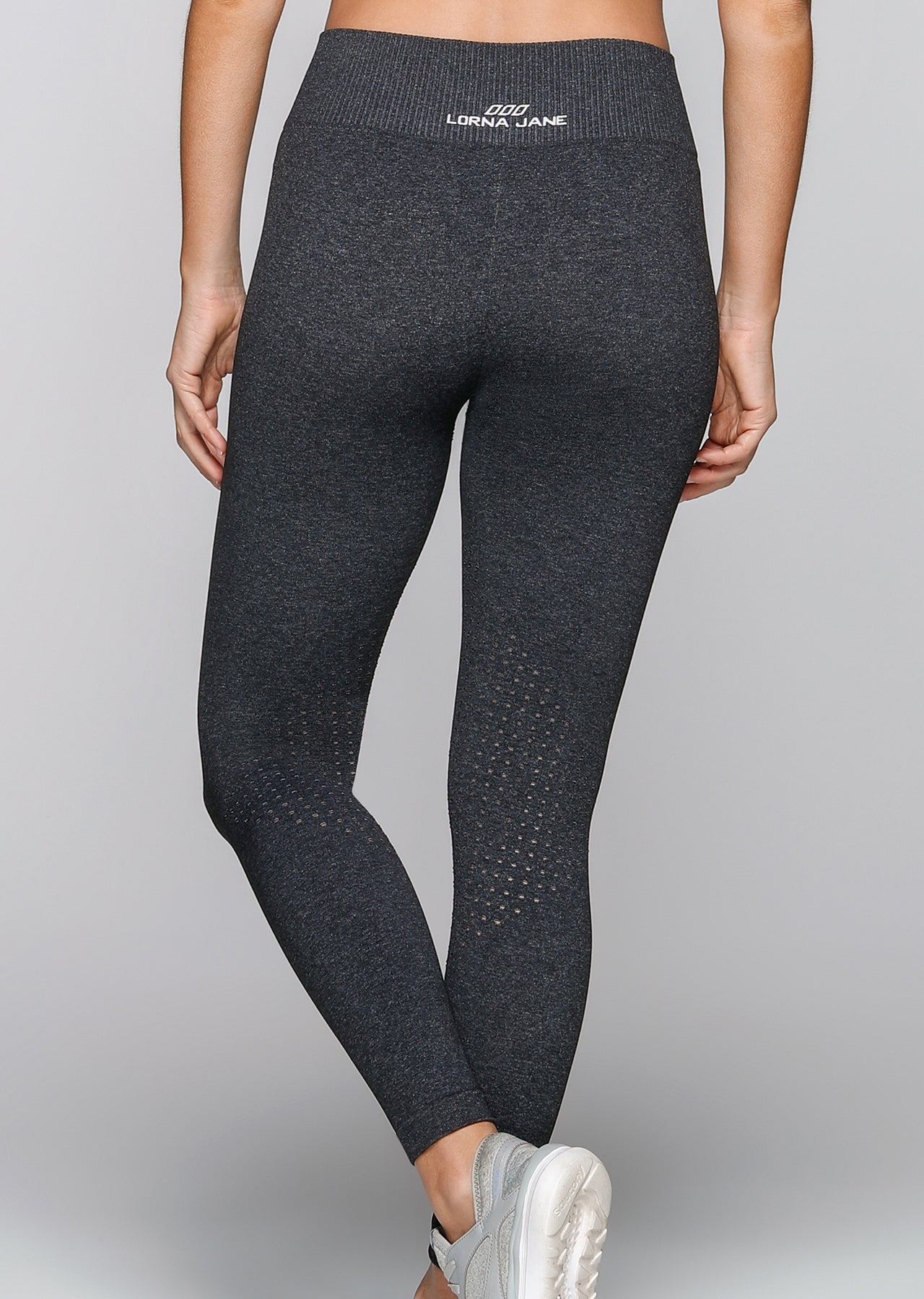 Lorna Jane Coachella Seamless F/L Tight - Black Marl