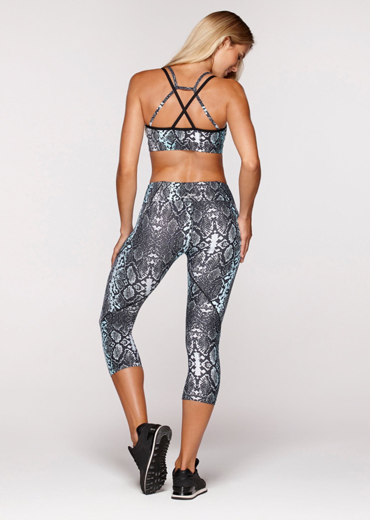 Lorna Jane Cobra 7/8 Tight - Grey Multi