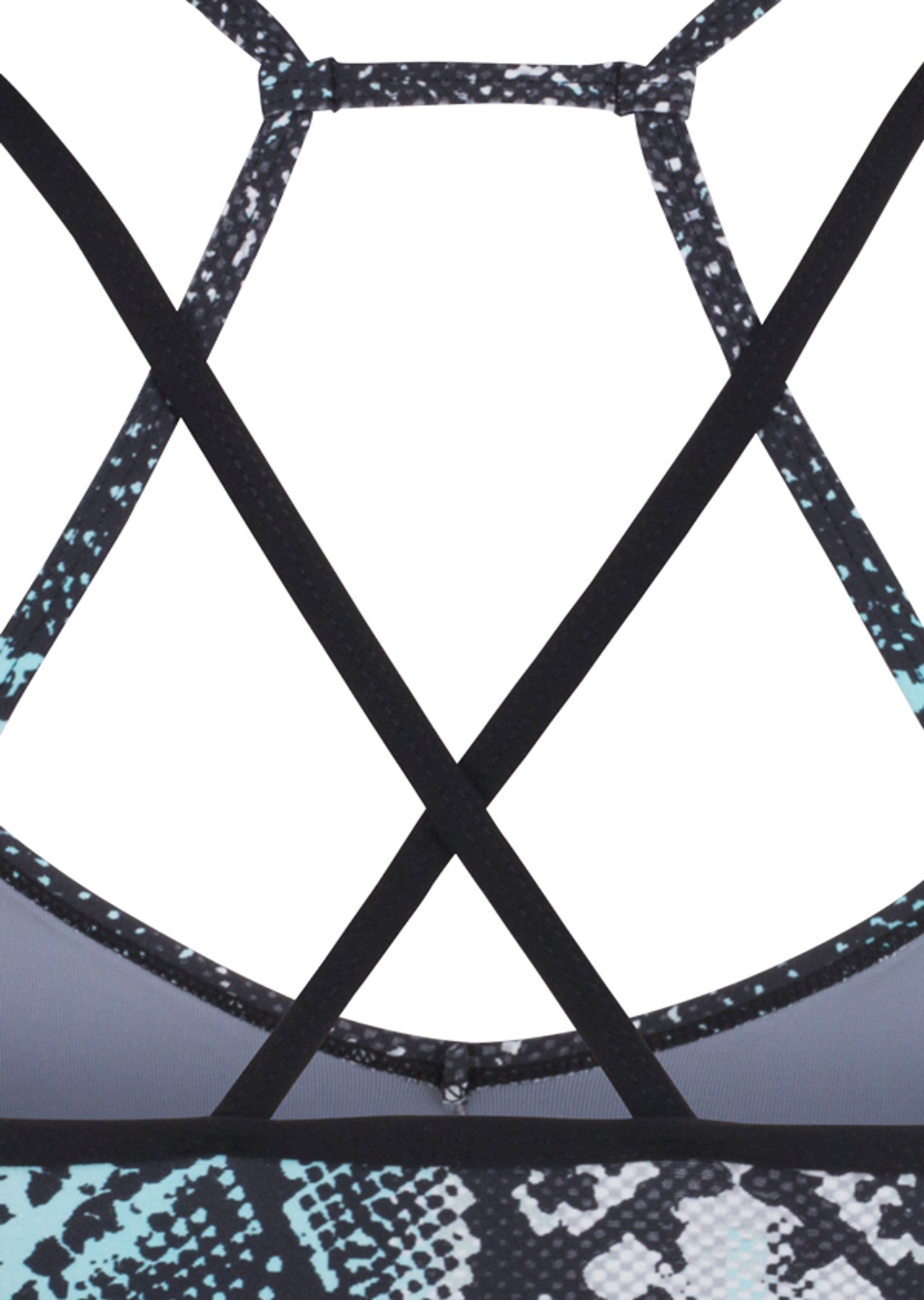 Lorna Jane Cobra Sports Bra - Grey Multi