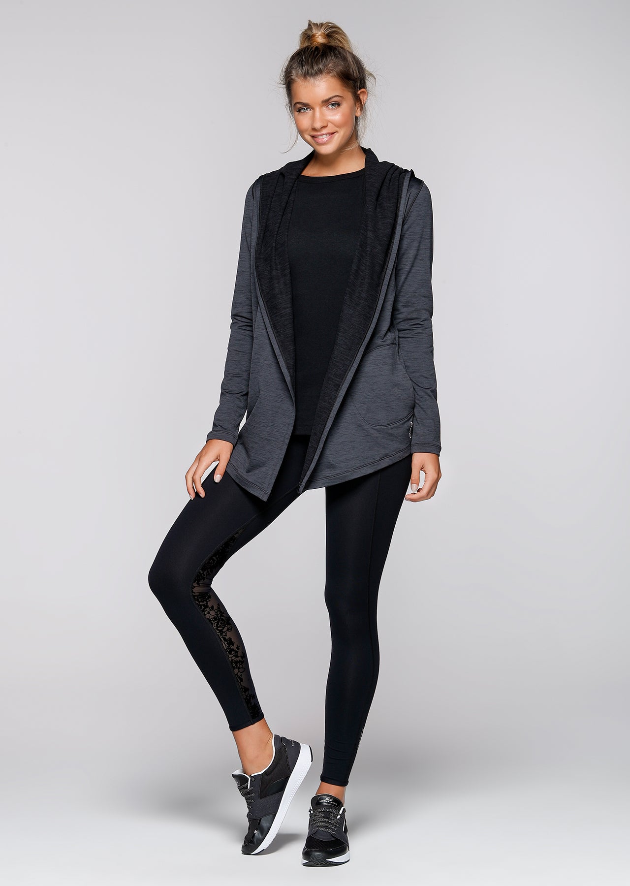 Lorna Jane Cody Jacket - Black Marl