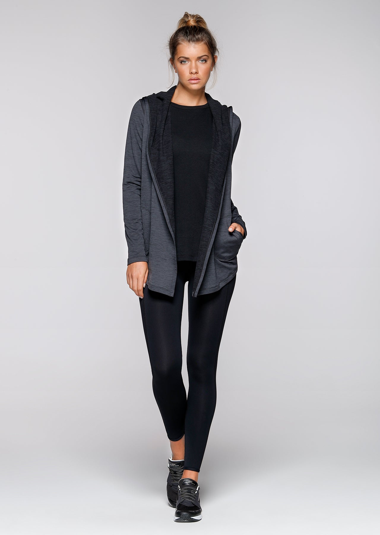 Lorna Jane Cody Jacket - Black Marl
