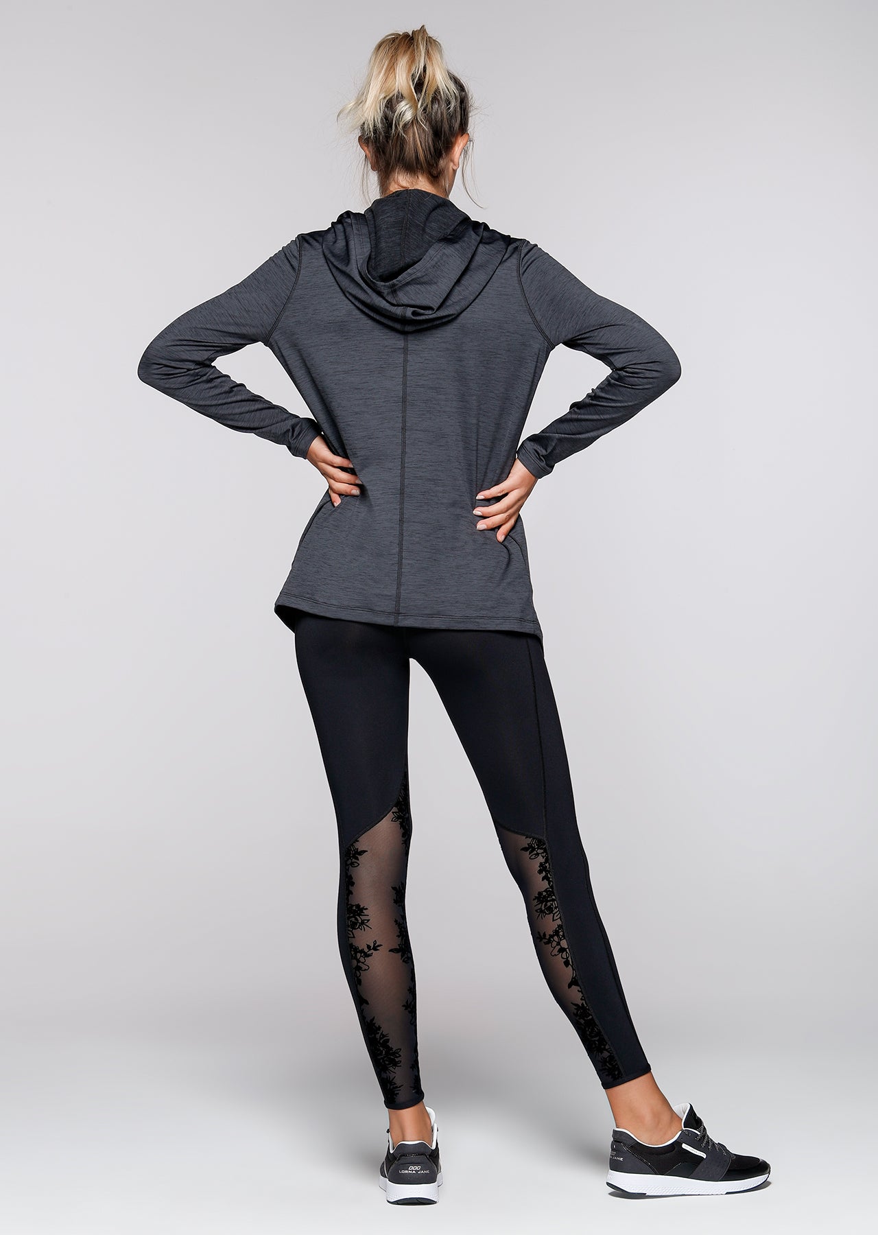 Lorna Jane Cody Jacket - Black Marl