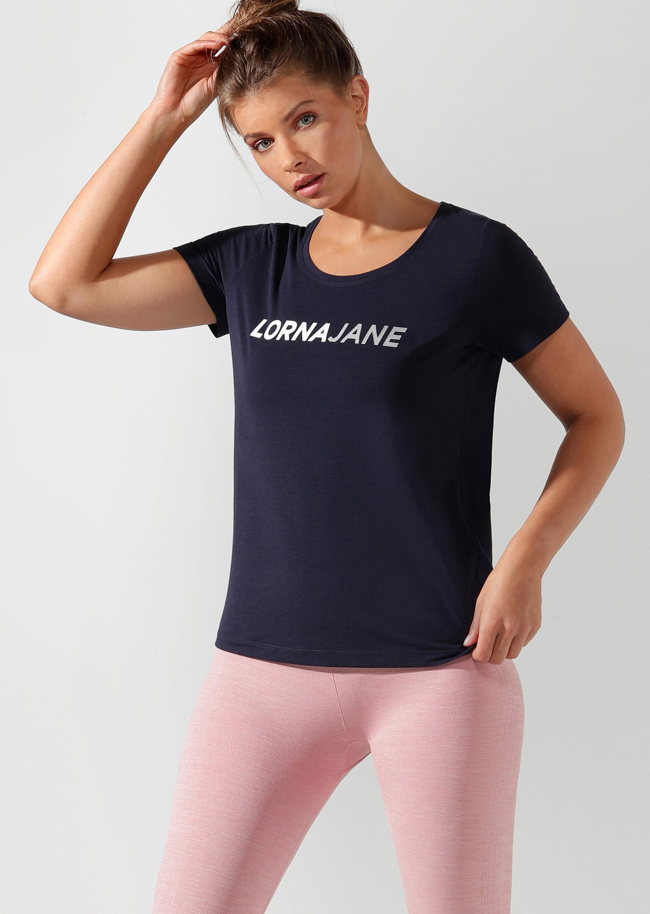 Lorna Jane Comfort Active Tee - French Navy