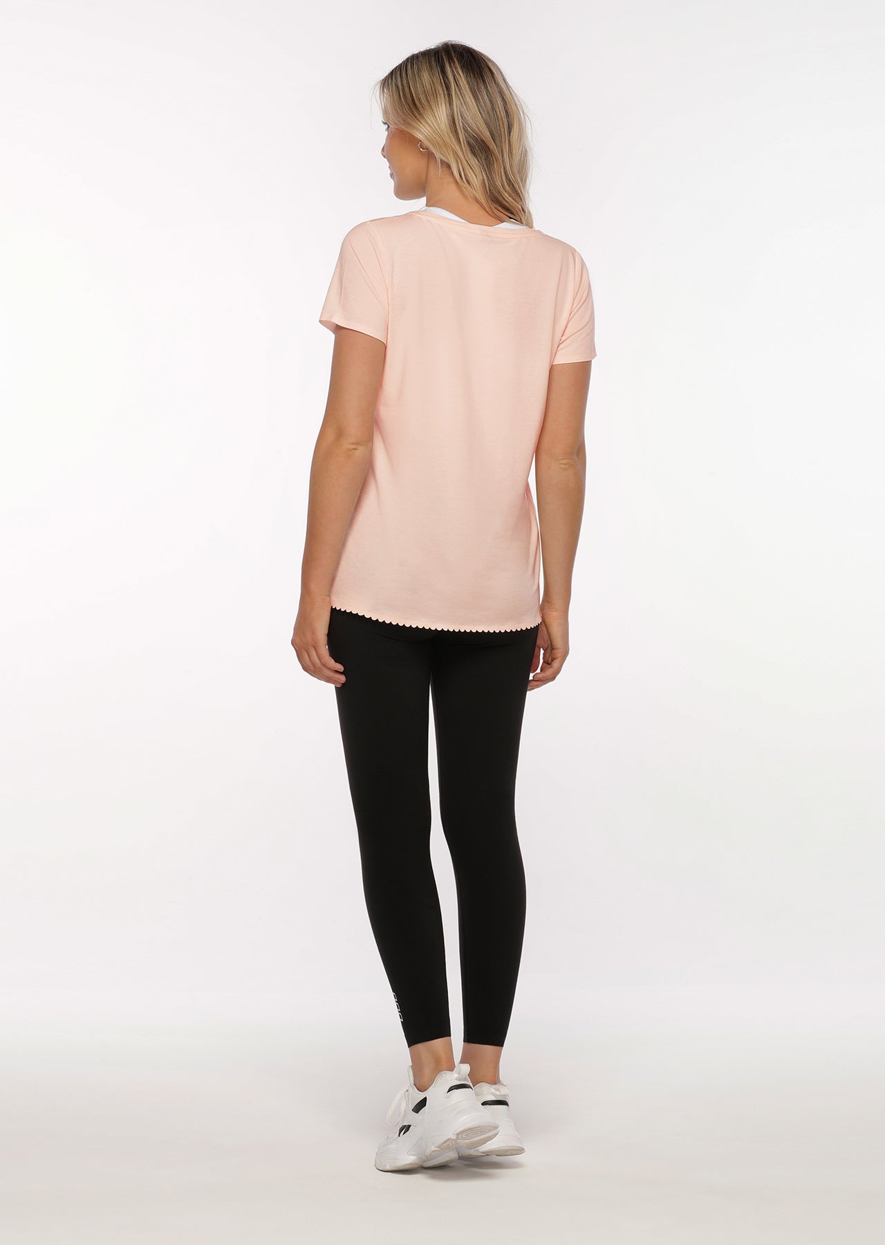 Lorna Jane Comfort Active Tee - Dusty Pink