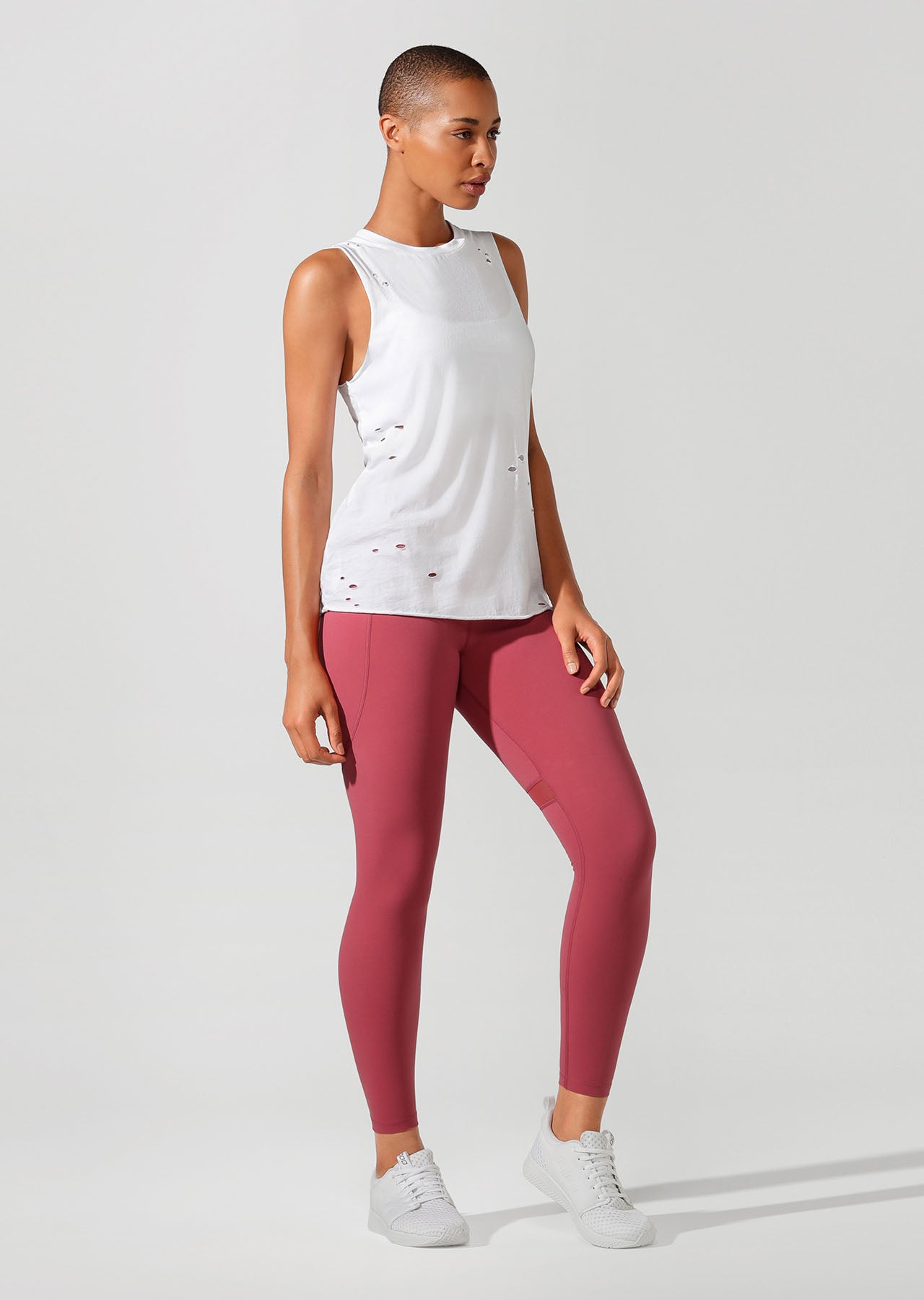 Lorna Jane Comfort Muscle Tank - White