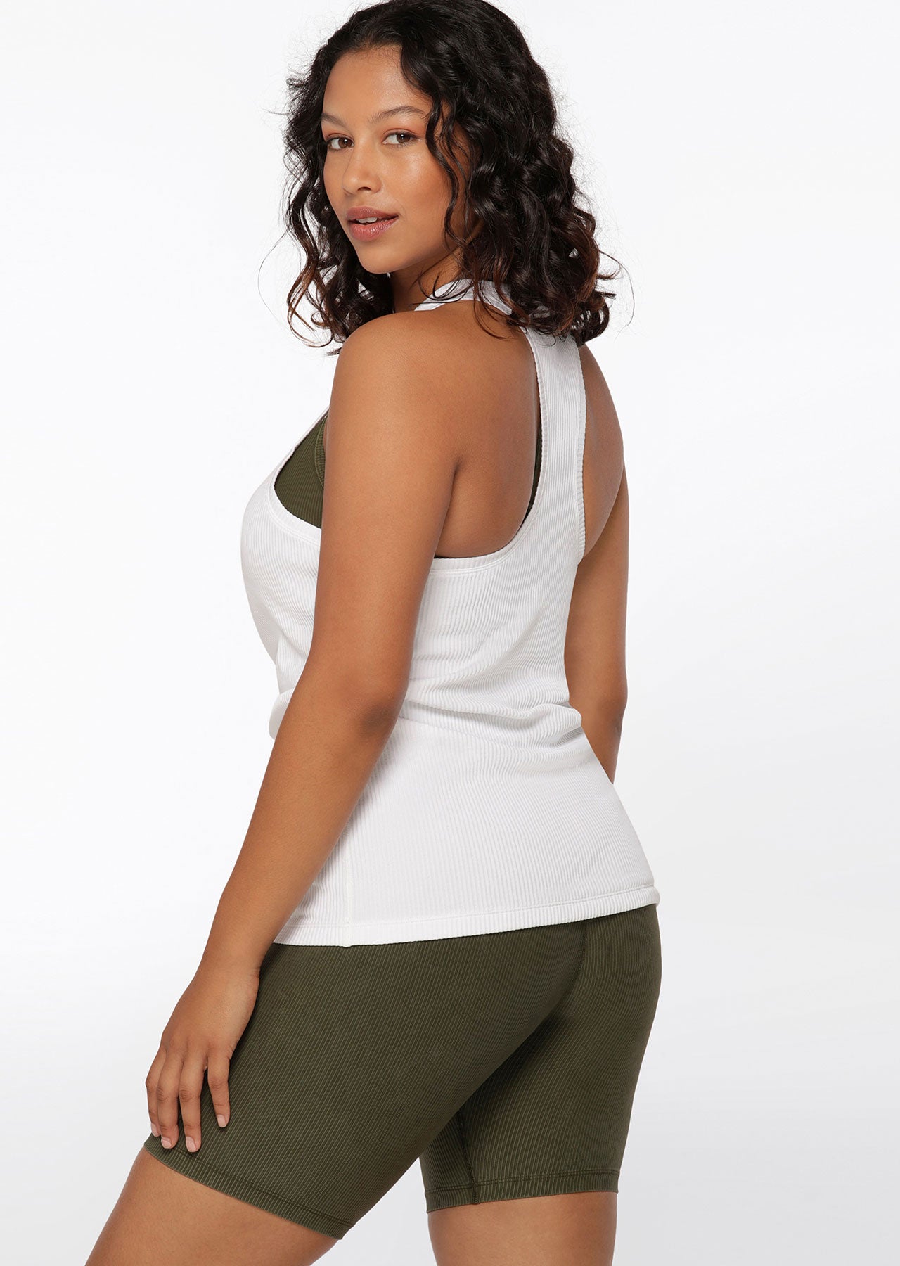 Lorna Jane Comfort Seamless Active Tank - White