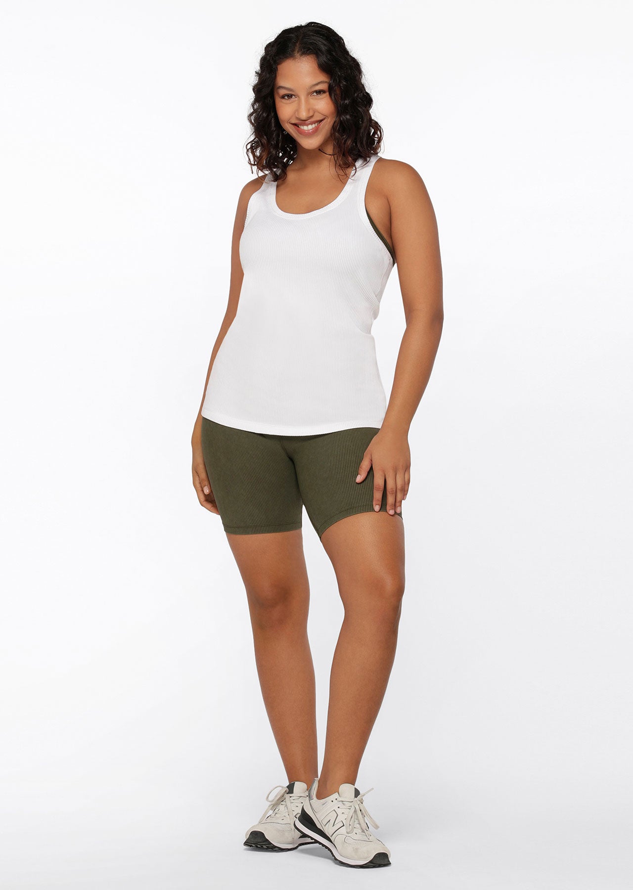 Lorna Jane Comfort Seamless Active Tank - White