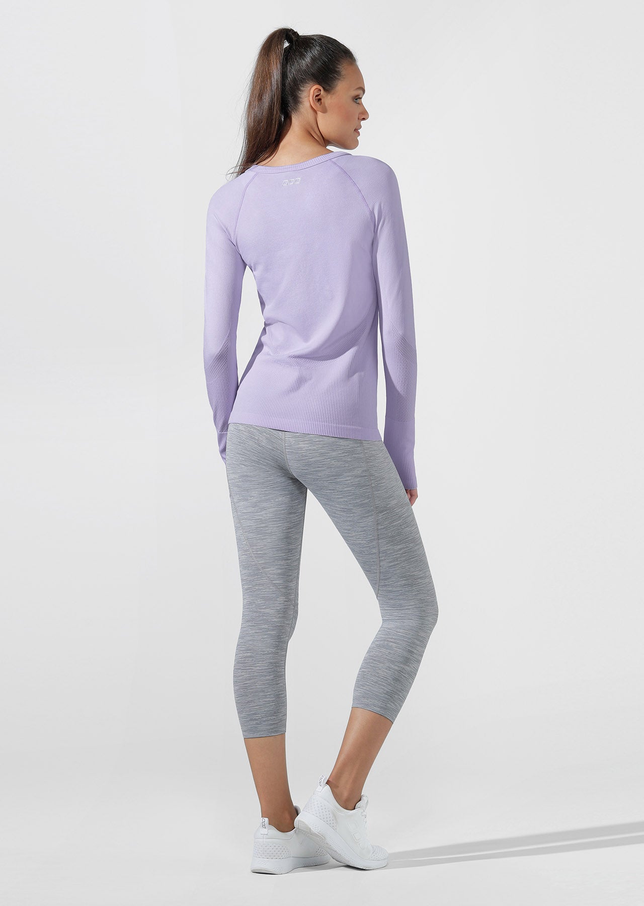 Lorna Jane Comfort Seamless Long Sleeve Top - Pale Violet