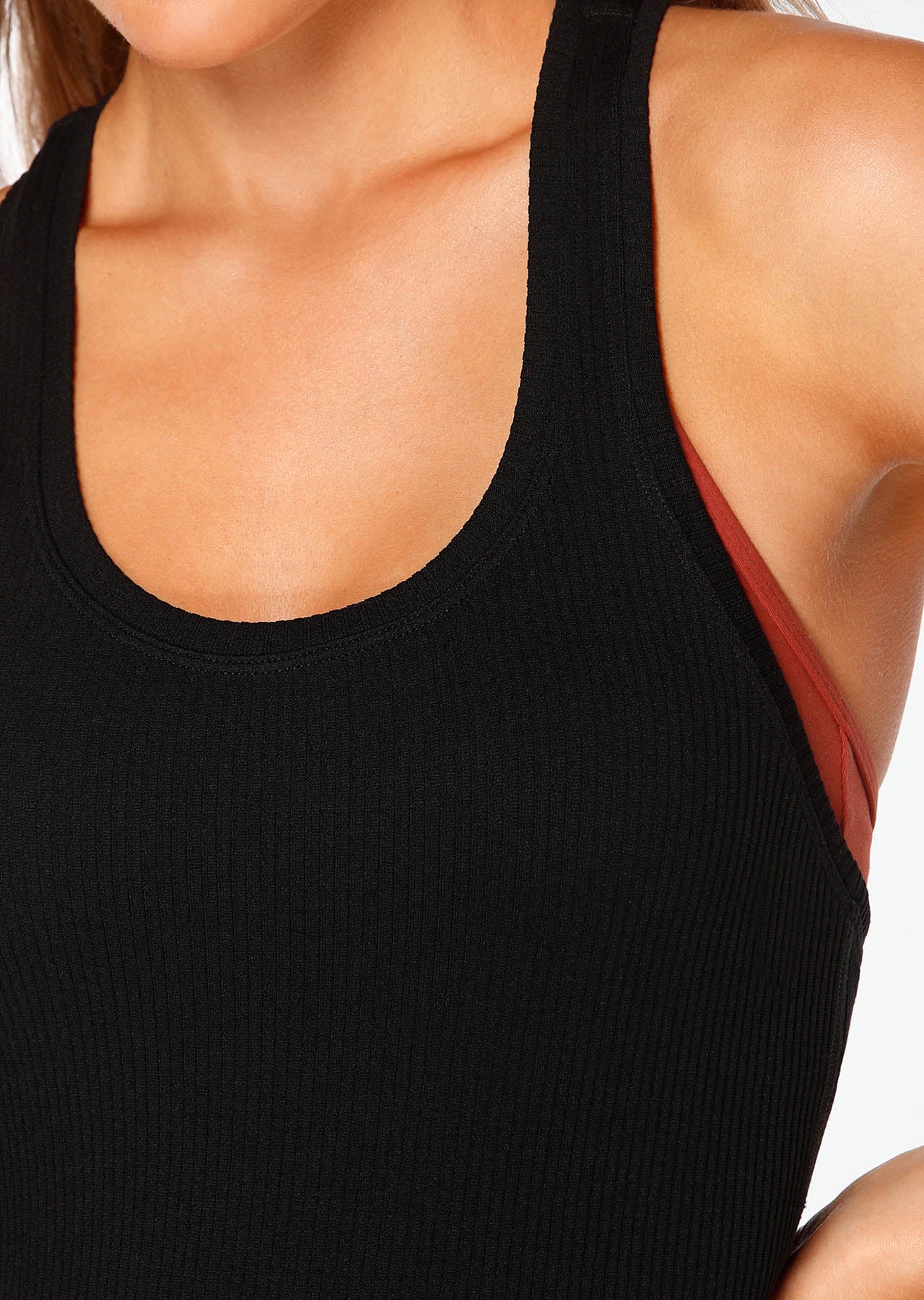 Lorna Jane Comfort Seamless Tank - Black