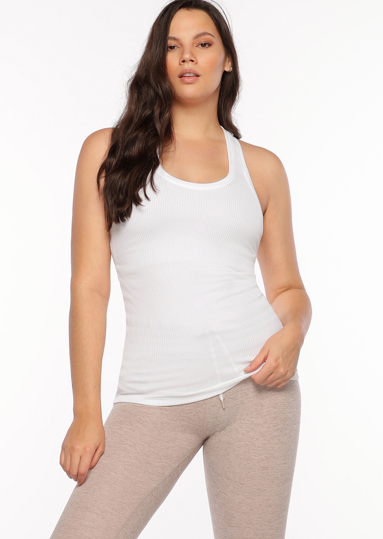 Lorna Jane Comfort Seamless Tank - White