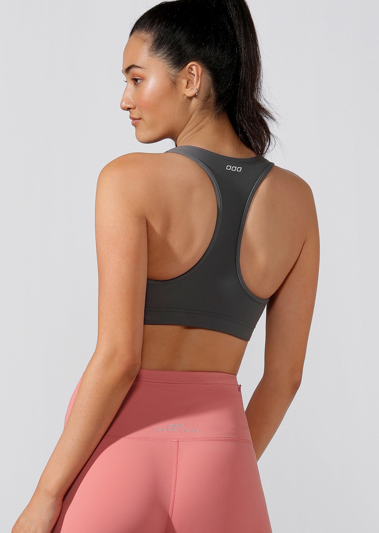 Lorna Jane Comfort Sports Bra - Titanium