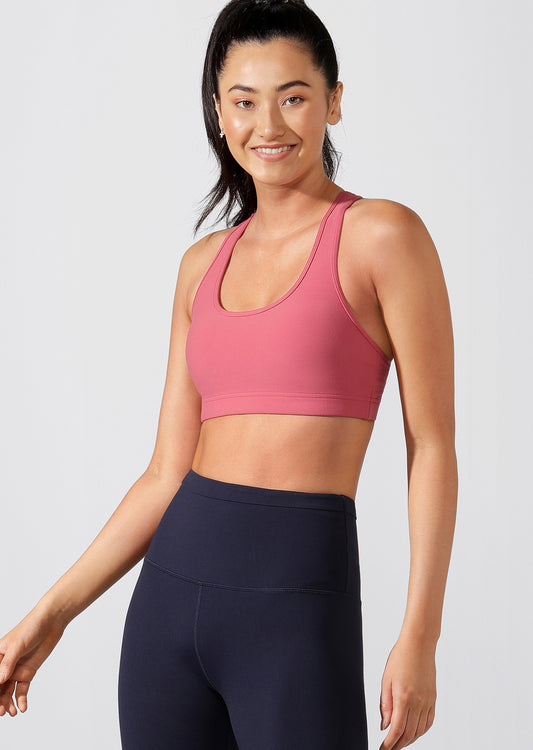 Lorna Jane Comfort Sports Bra - Raspberry Sorbet