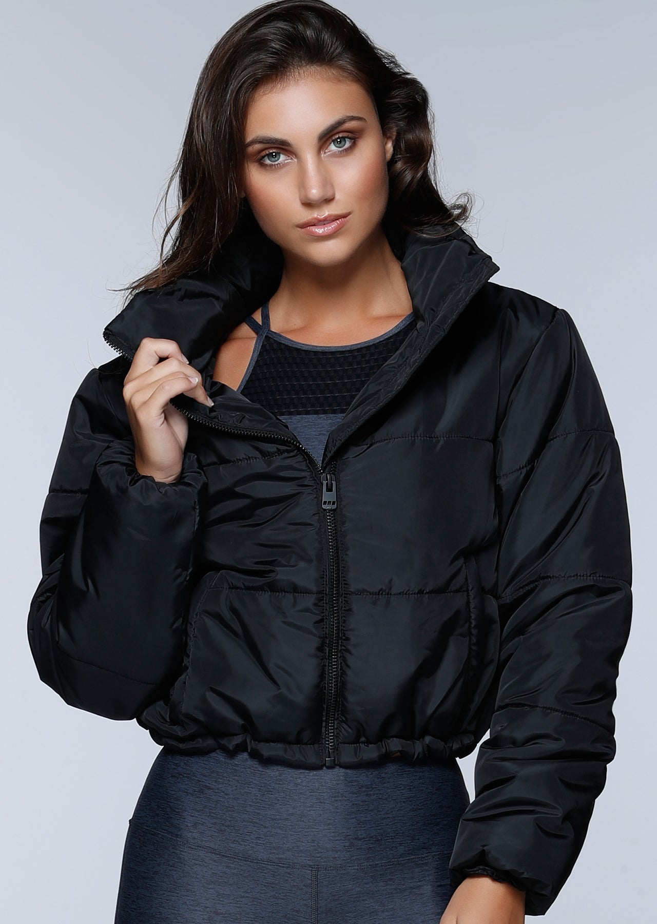 Lorna Jane Commute Puffa Jacket - Black