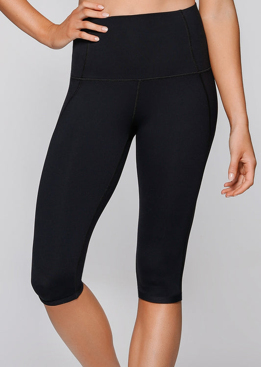 Lorna Jane Complete Comfort 3/4 Tight - Black